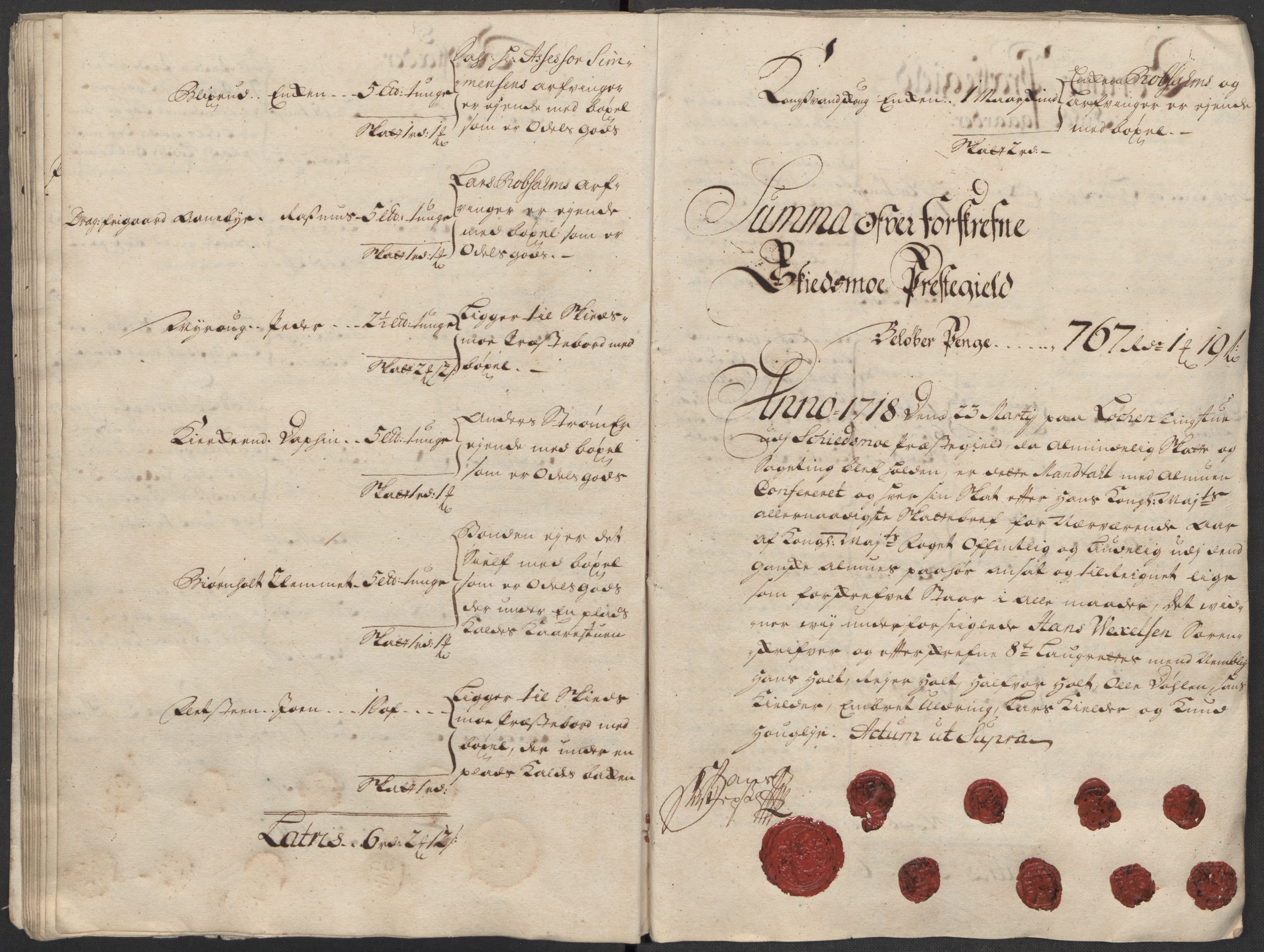 Rentekammeret inntil 1814, Reviderte regnskaper, Fogderegnskap, AV/RA-EA-4092/R11/L0600: Fogderegnskap Nedre Romerike, 1718, p. 29