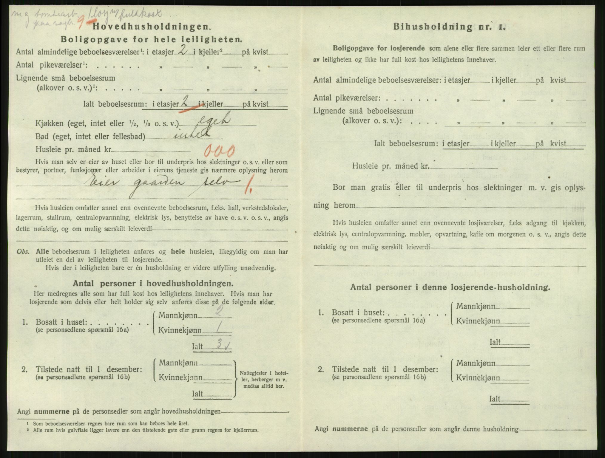 SAT, 1920 census for Namsos, 1920, p. 1654