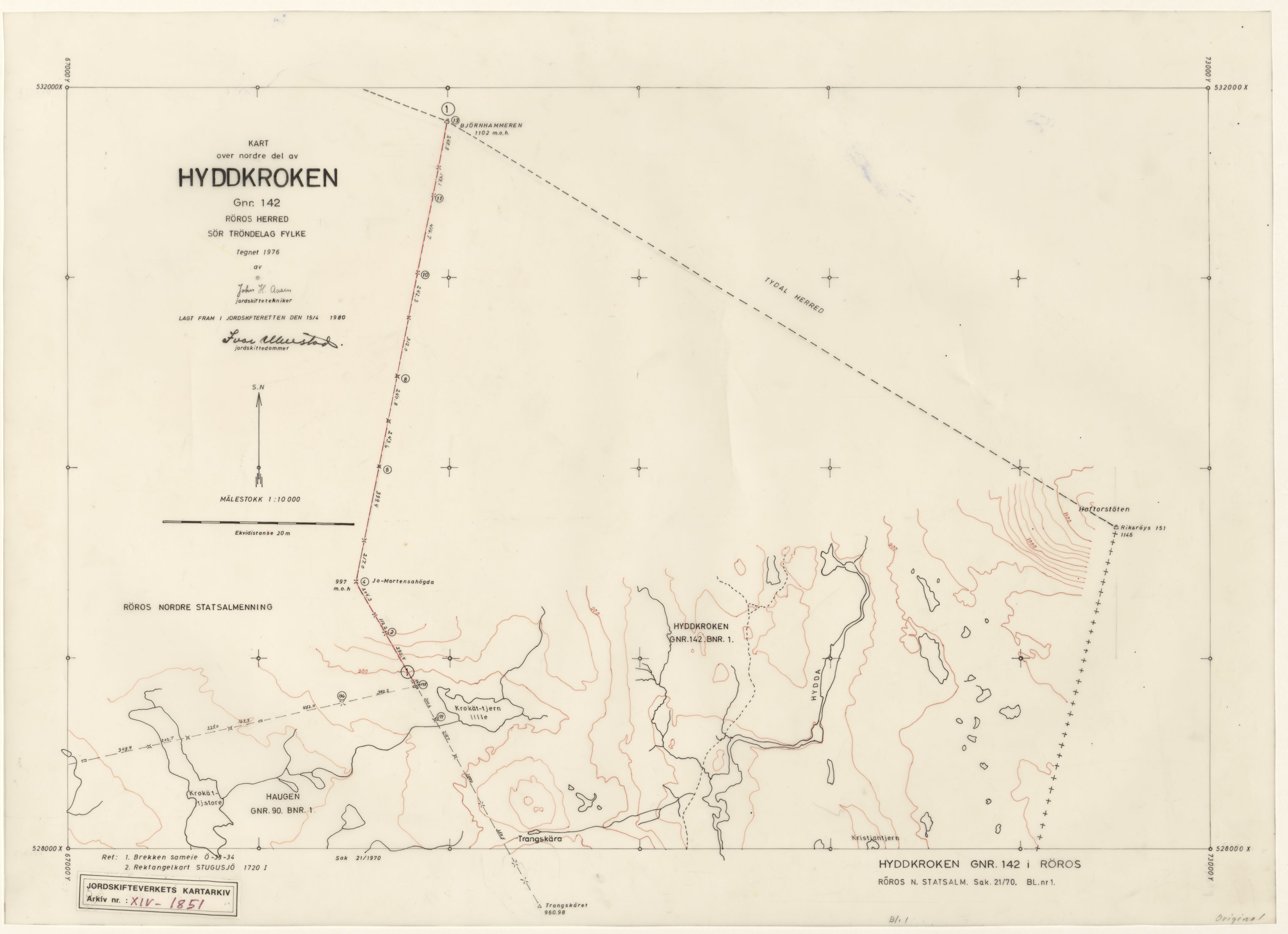 Jordskifteverkets kartarkiv, RA/S-3929/T, 1859-1988, p. 2911