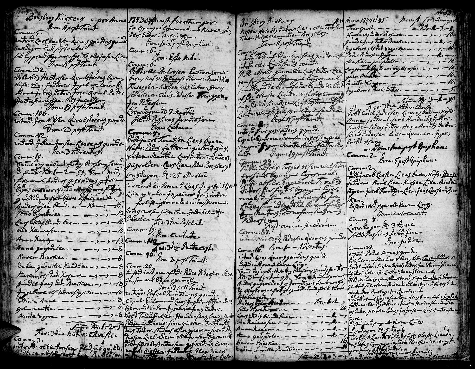 Ministerialprotokoller, klokkerbøker og fødselsregistre - Sør-Trøndelag, SAT/A-1456/606/L0278: Parish register (official) no. 606A01 /4, 1727-1780, p. 532-533