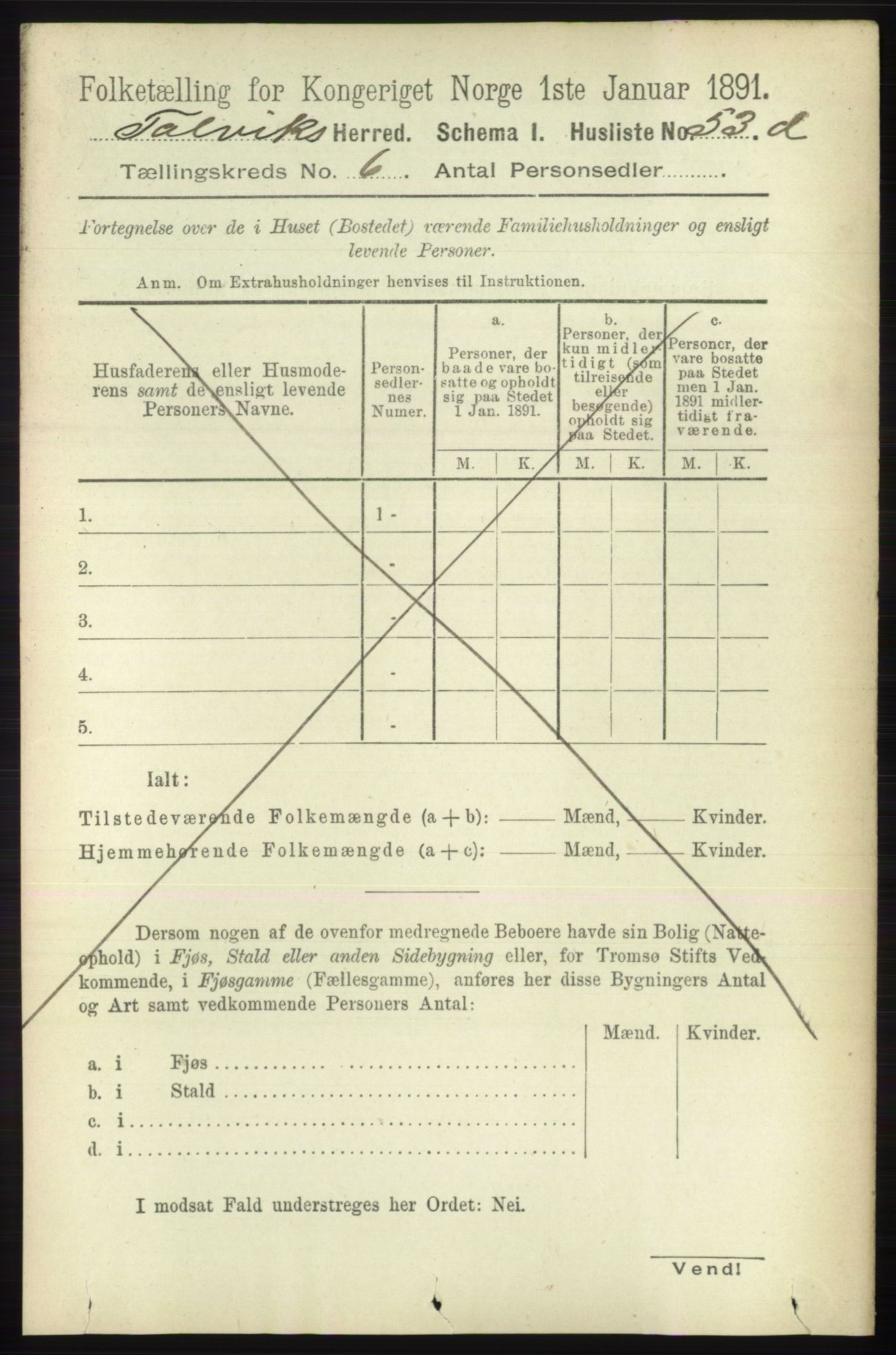 RA, 1891 census for 2013 Talvik, 1891, p. 1609