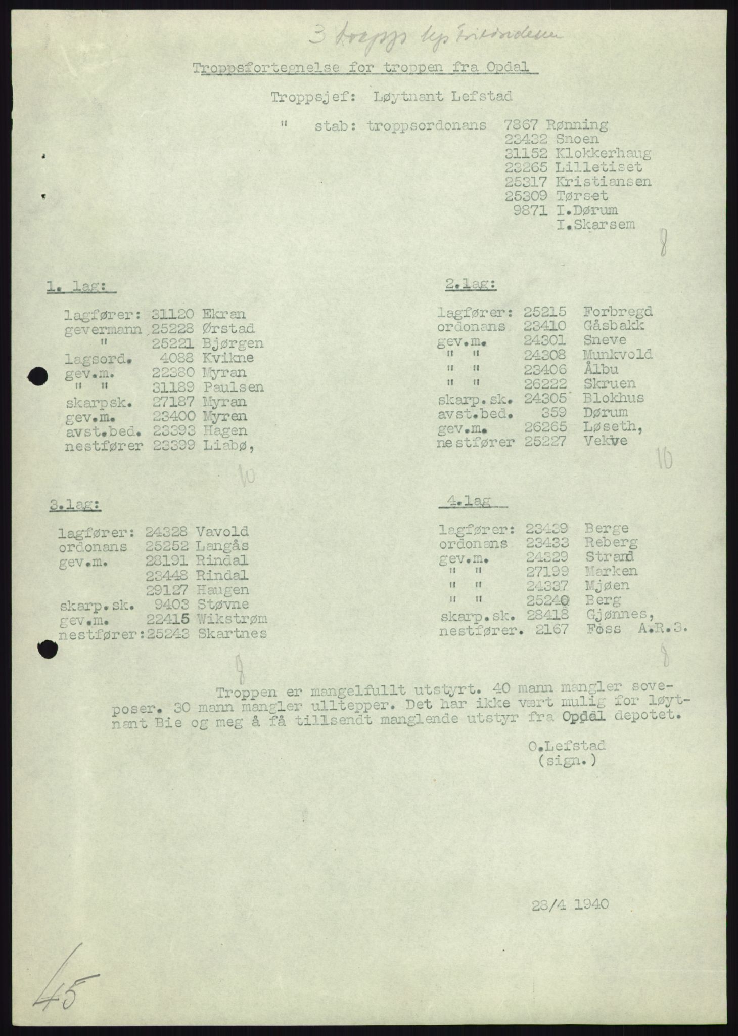 Forsvaret, Forsvarets krigshistoriske avdeling, AV/RA-RAFA-2017/Y/Yb/L0112: II-C-11-506-507  -  5. Divisjon., 1940, p. 504