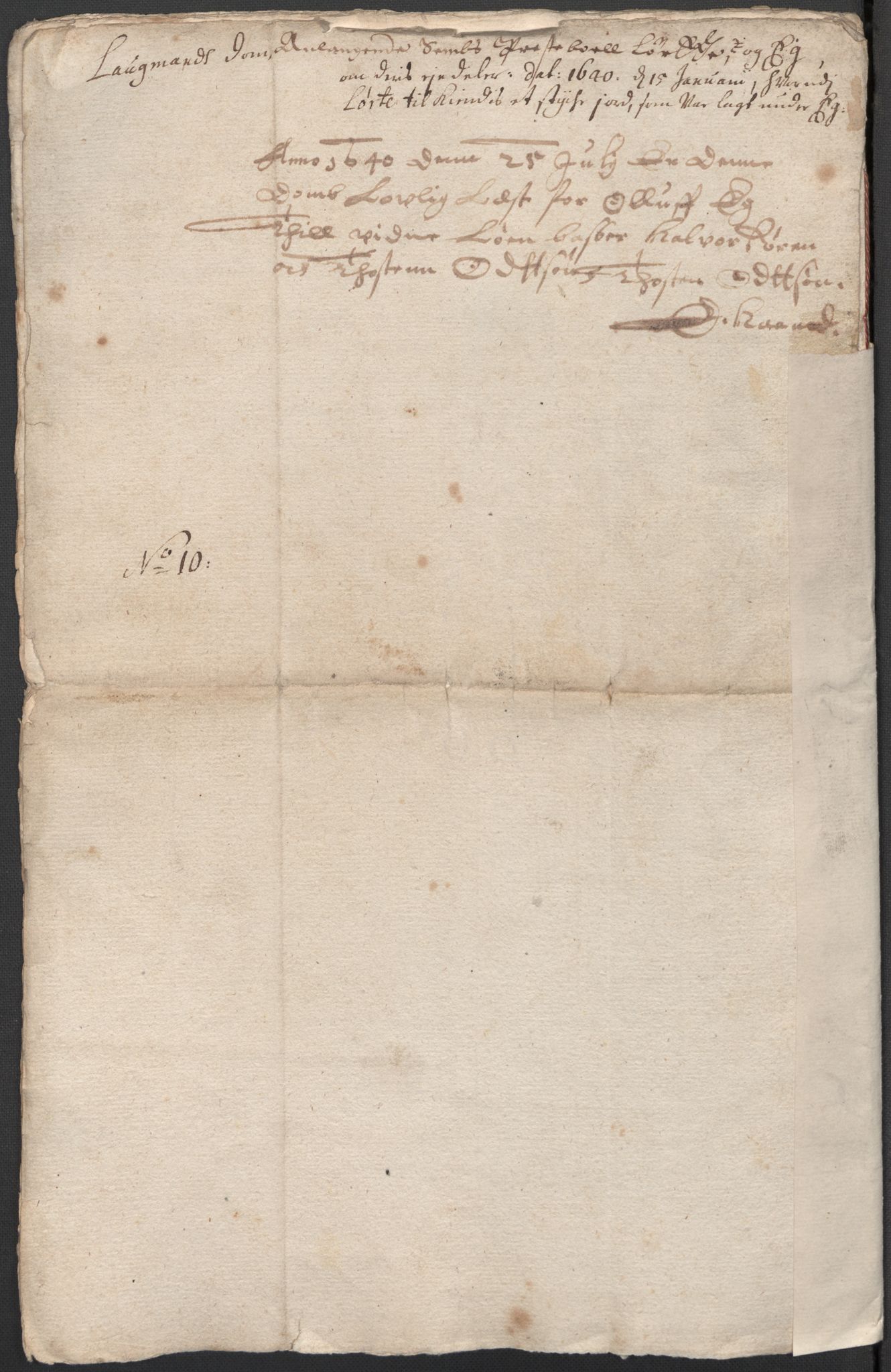 Riksarkivets diplomsamling, AV/RA-EA-5965/F15/L0024: Prestearkiv - Vestfold, 1619-1681, p. 108