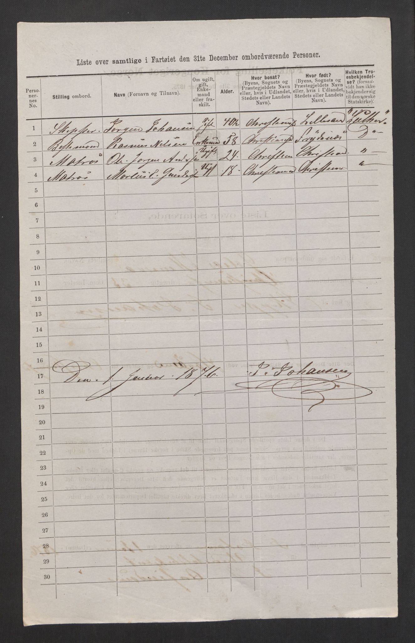 RA, 1875 census, lists of crew on ships: Ships in domestic ports, 1875, p. 389