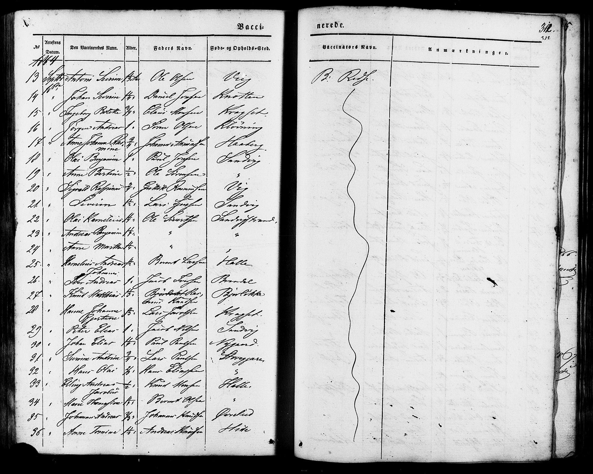 Ministerialprotokoller, klokkerbøker og fødselsregistre - Møre og Romsdal, AV/SAT-A-1454/503/L0034: Parish register (official) no. 503A02, 1841-1884, p. 312