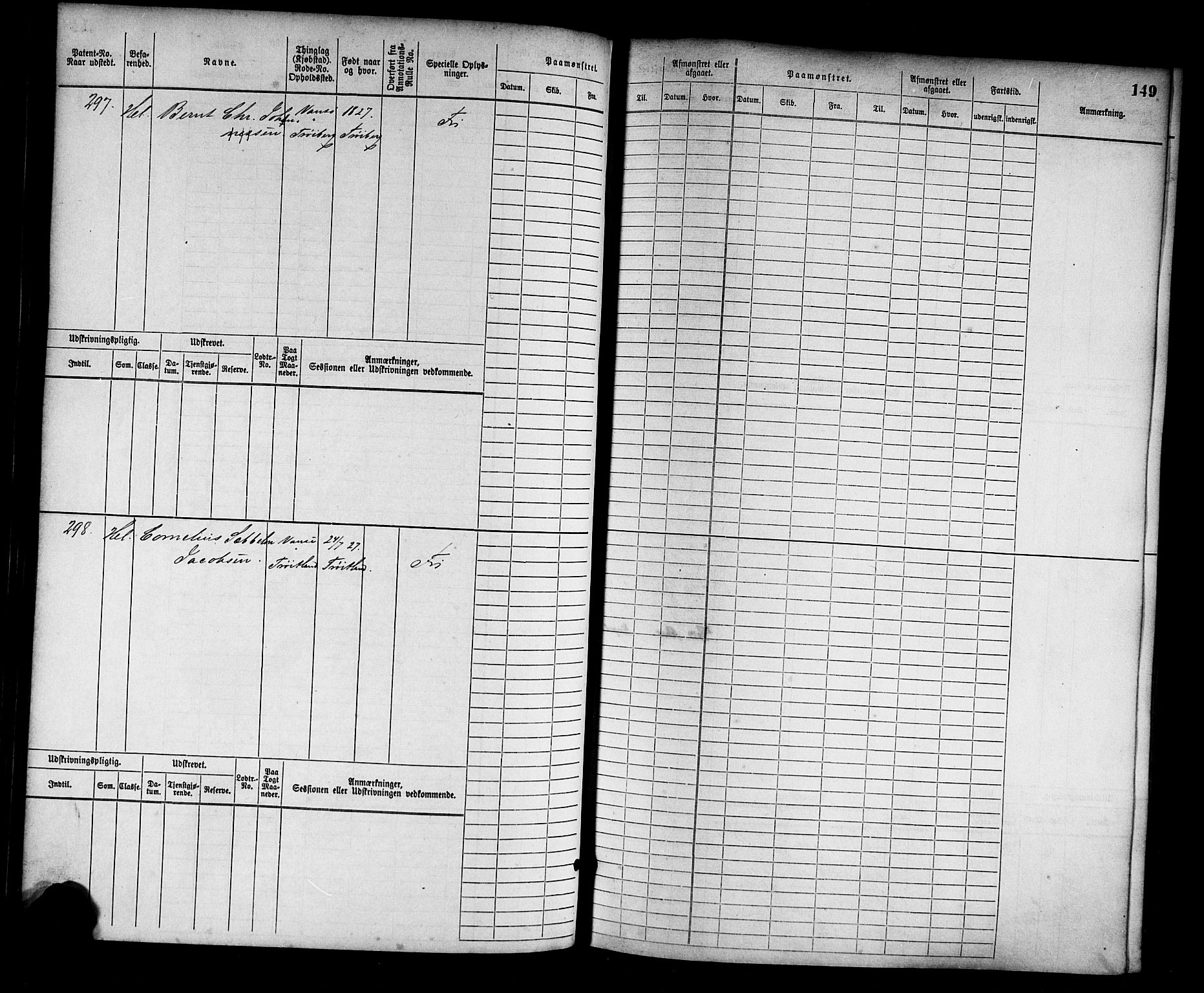 Farsund mønstringskrets, AV/SAK-2031-0017/F/Fb/L0001: Hovedrulle nr 1-758, M-4, 1868-1900, p. 160