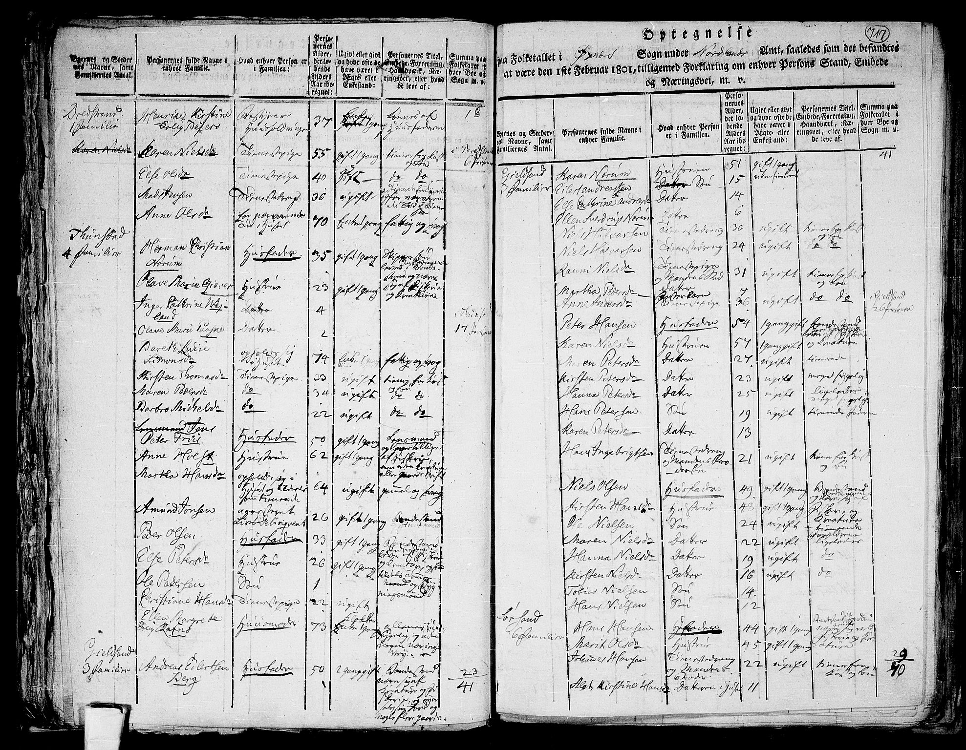 RA, 1801 census for 1868P Øksnes, 1801, p. 716b-717a