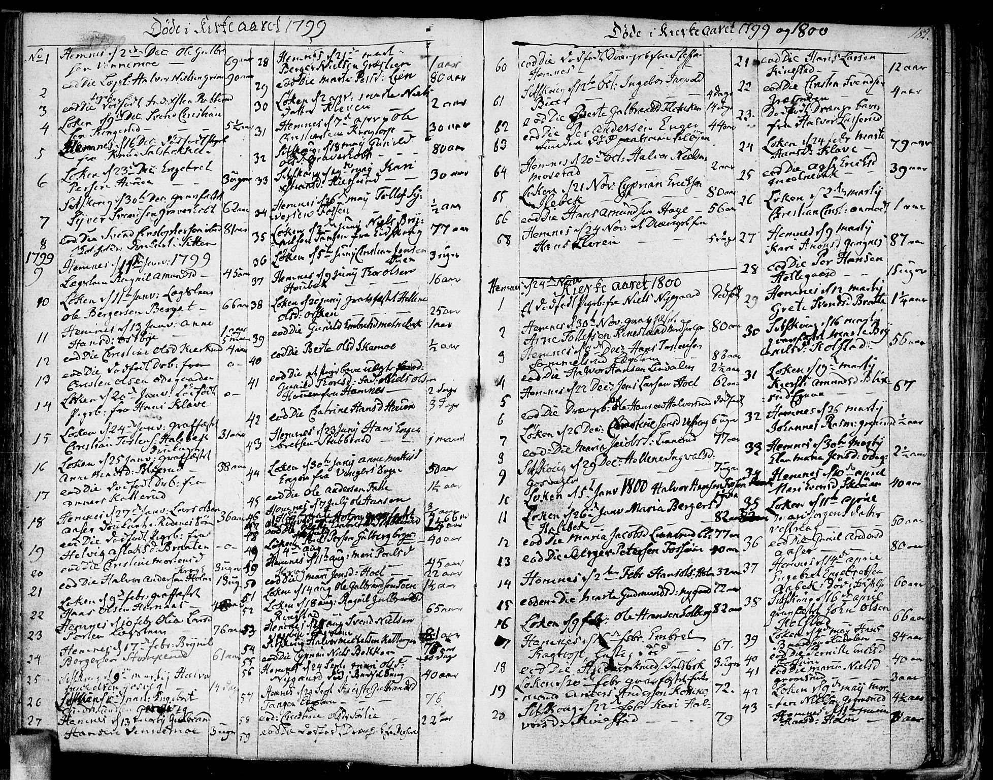 Høland prestekontor Kirkebøker, SAO/A-10346a/F/Fa/L0006: Parish register (official) no. I 6, 1794-1814, p. 182