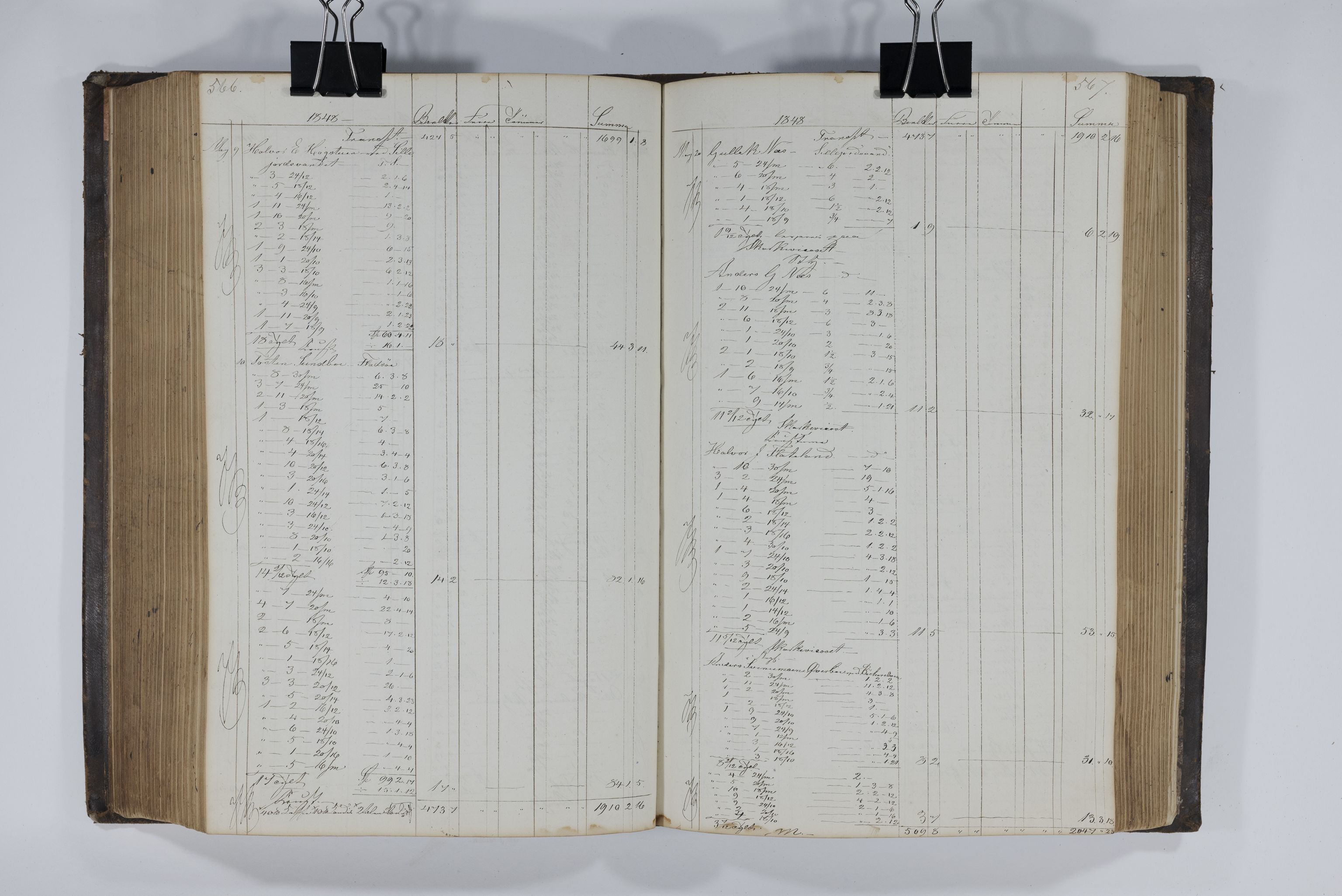 Blehr/ Kjellestad, TEMU/TGM-A-1212/E/Ea/L0001: Merkebok, 1847-1858, p. 289