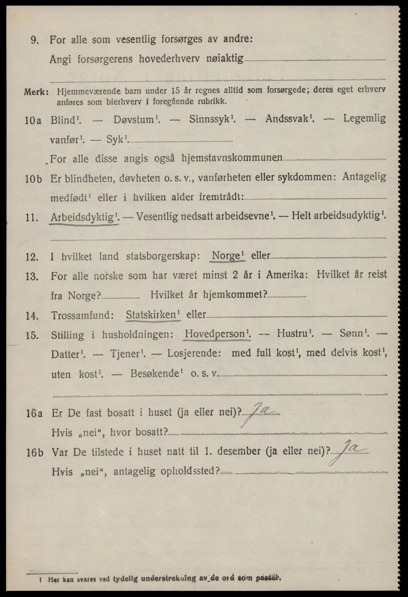 SAT, 1920 census for Aukra, 1920, p. 6924