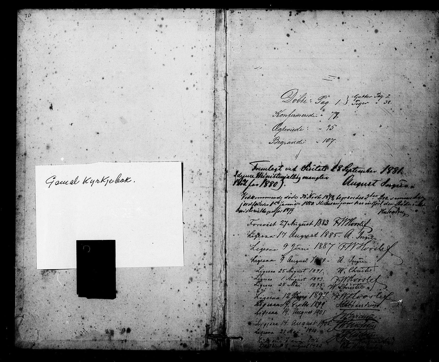 Balestrand sokneprestembete, SAB/A-79601: Parish register (copy) no. B 1A, 1880-1916