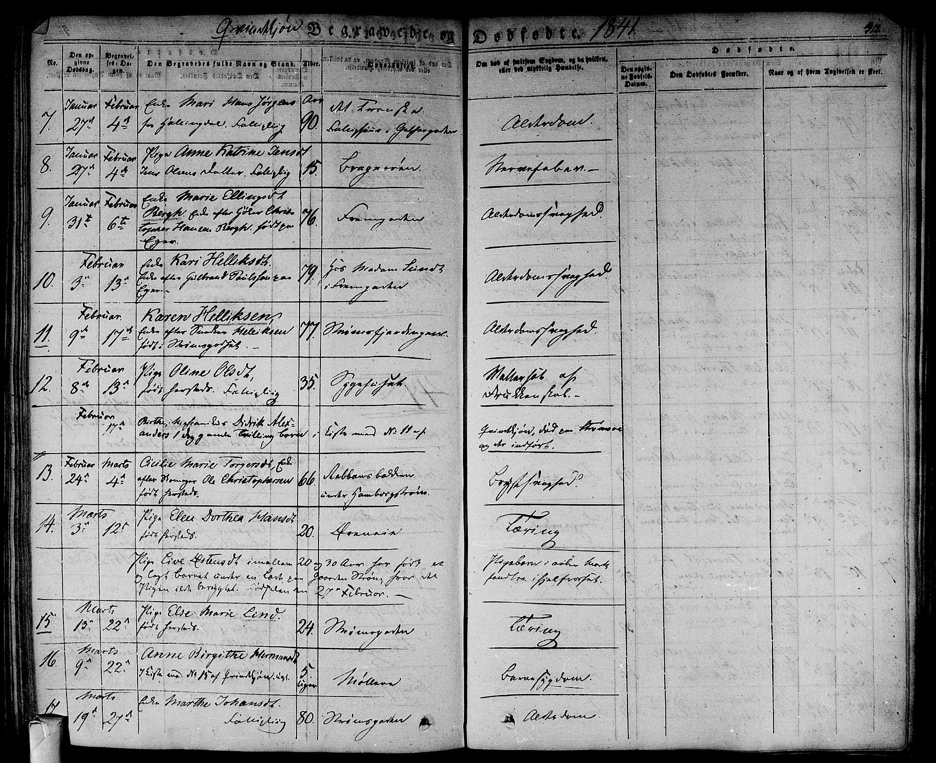 Bragernes kirkebøker, AV/SAKO-A-6/F/Fb/L0001: Parish register (official) no. II 1, 1830-1847, p. 412