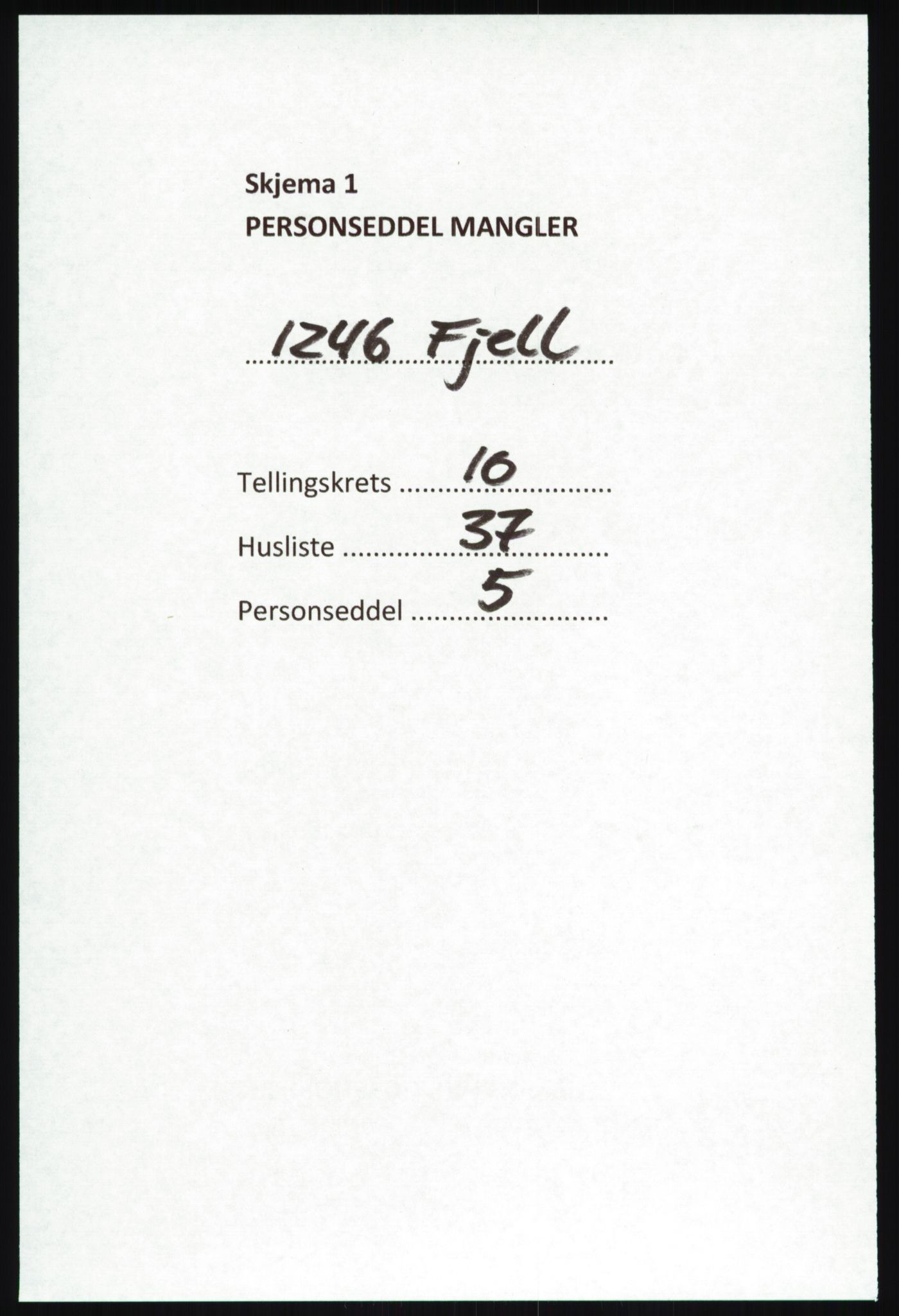 SAB, 1920 census for Fjell, 1920, p. 9584