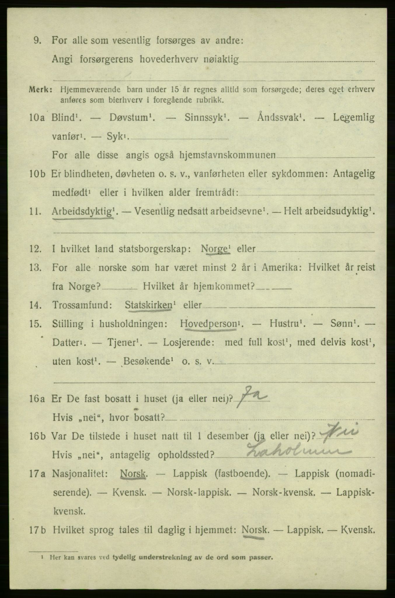 SATØ, 1920 census for Måsøy, 1920, p. 1645