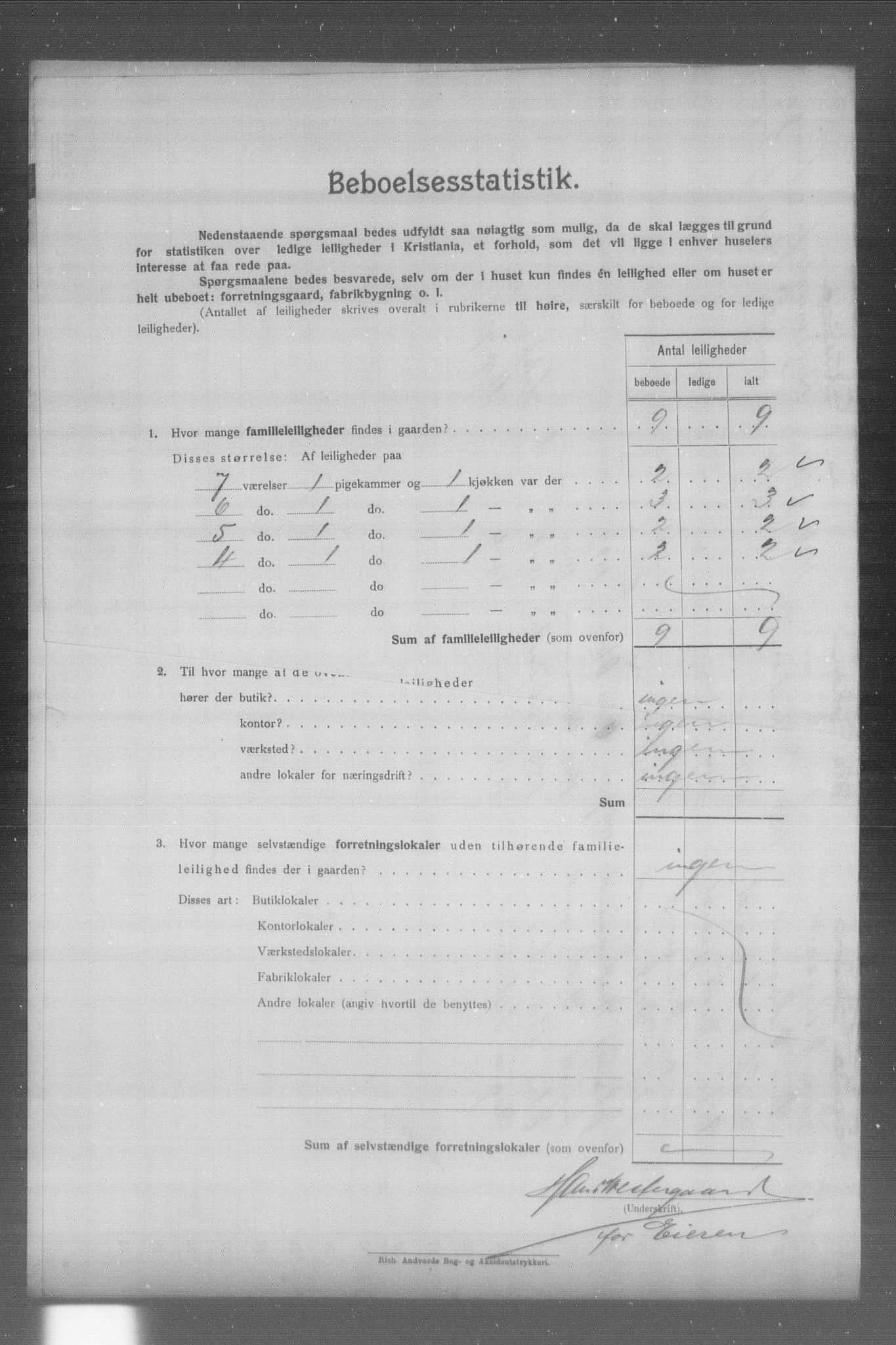 OBA, Municipal Census 1904 for Kristiania, 1904, p. 18957