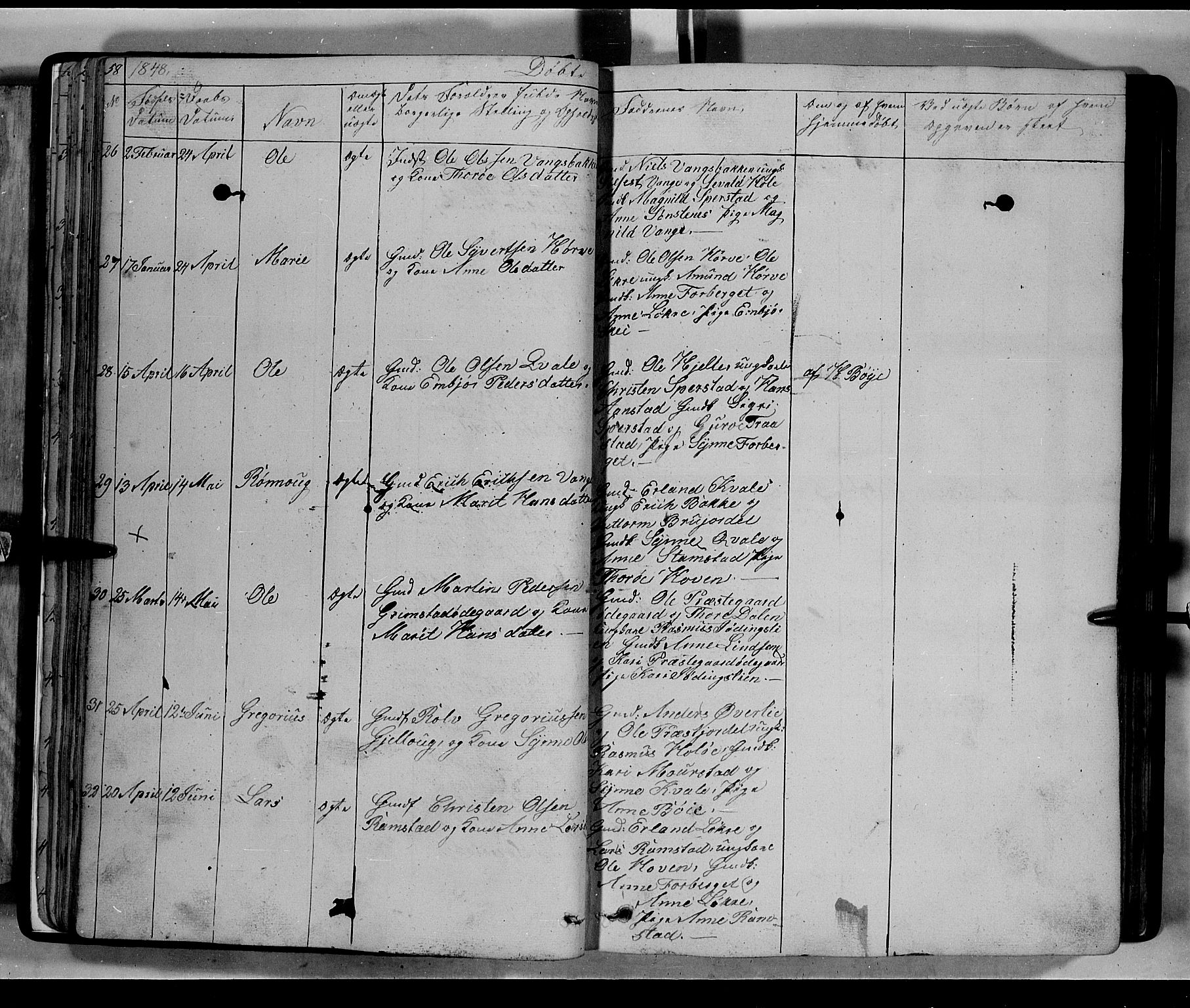 Lom prestekontor, AV/SAH-PREST-070/L/L0004: Parish register (copy) no. 4, 1845-1864, p. 58-59