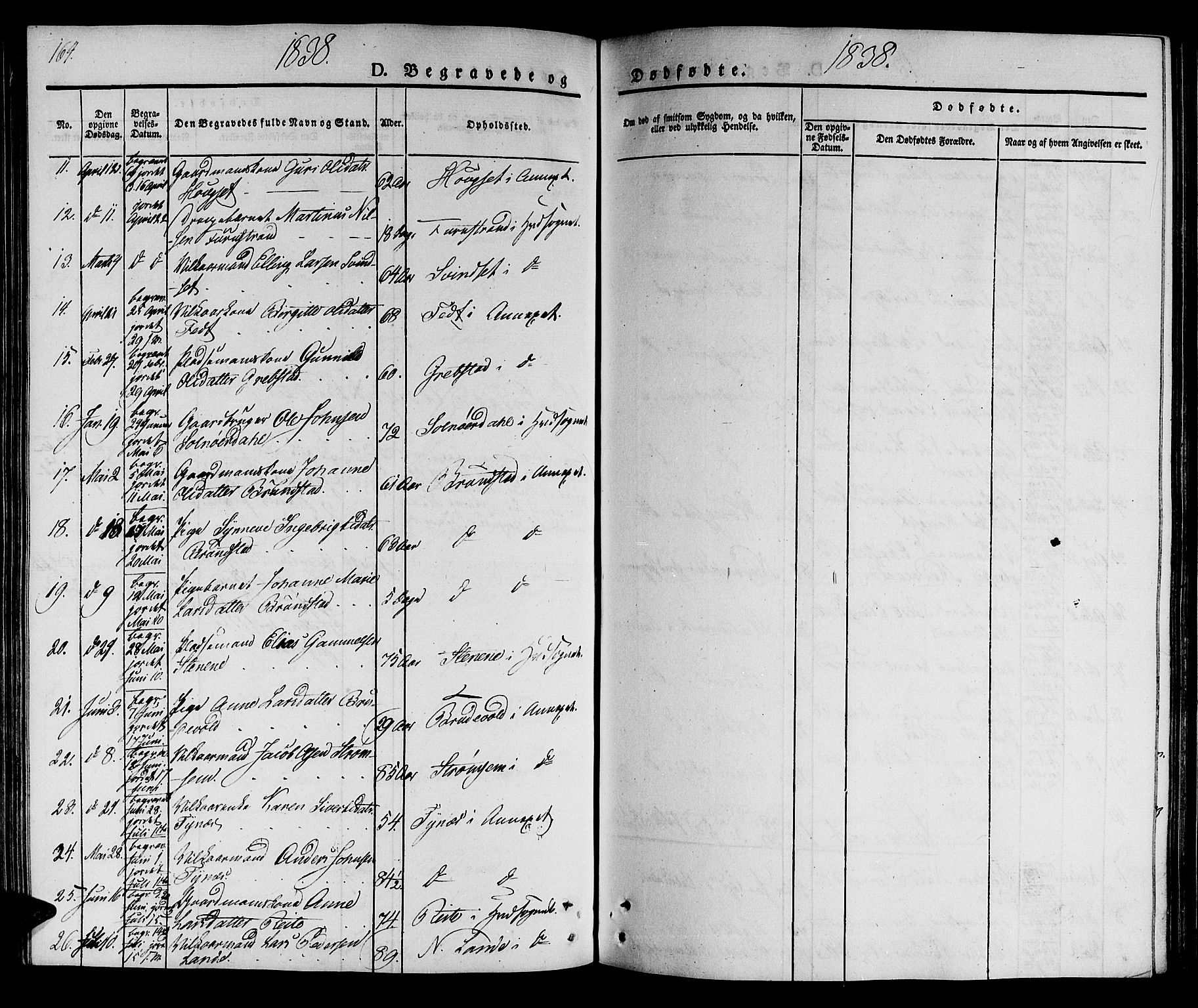 Ministerialprotokoller, klokkerbøker og fødselsregistre - Møre og Romsdal, AV/SAT-A-1454/522/L0311: Parish register (official) no. 522A06, 1832-1842, p. 164