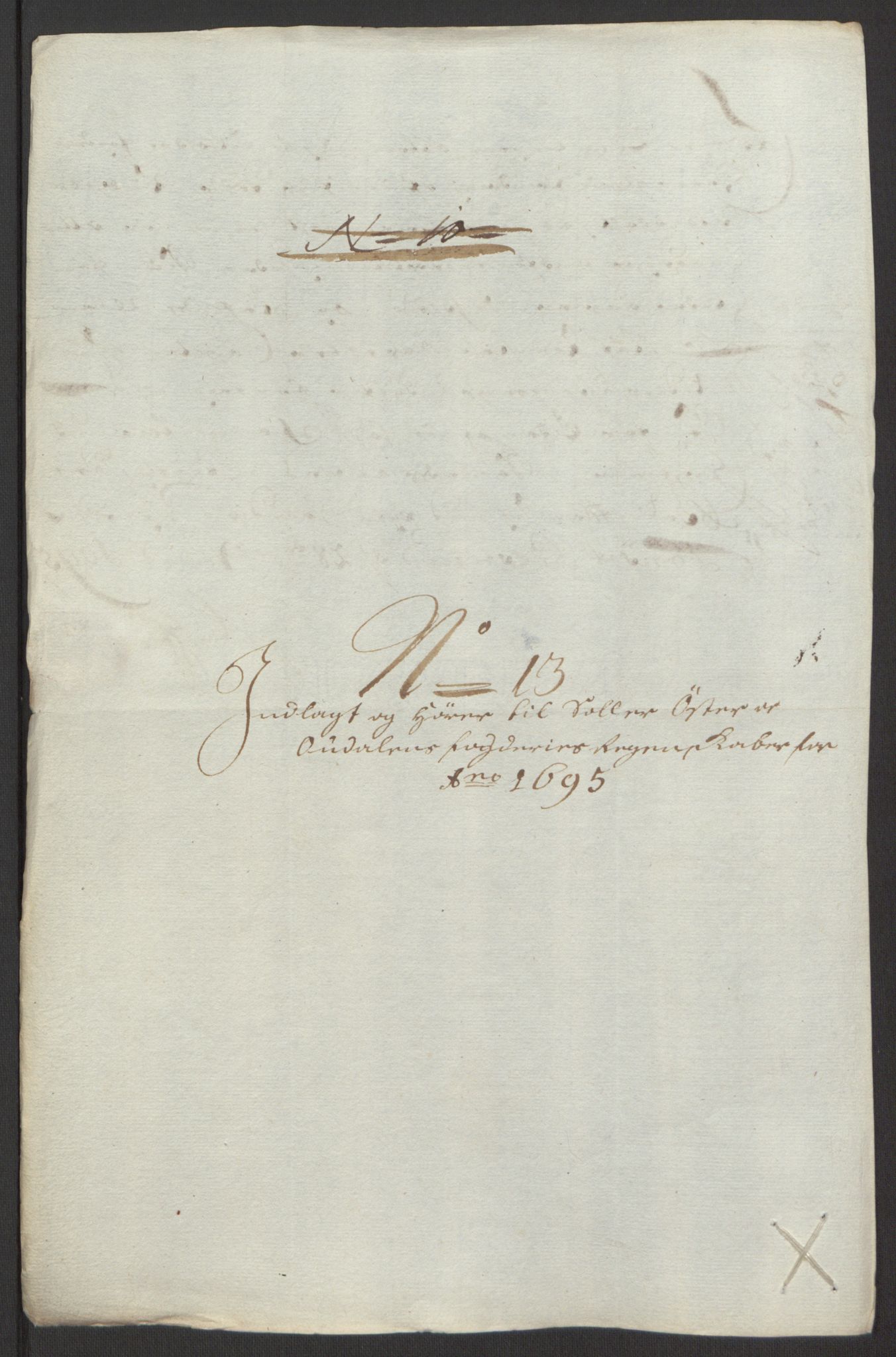 Rentekammeret inntil 1814, Reviderte regnskaper, Fogderegnskap, RA/EA-4092/R13/L0833: Fogderegnskap Solør, Odal og Østerdal, 1695, p. 201