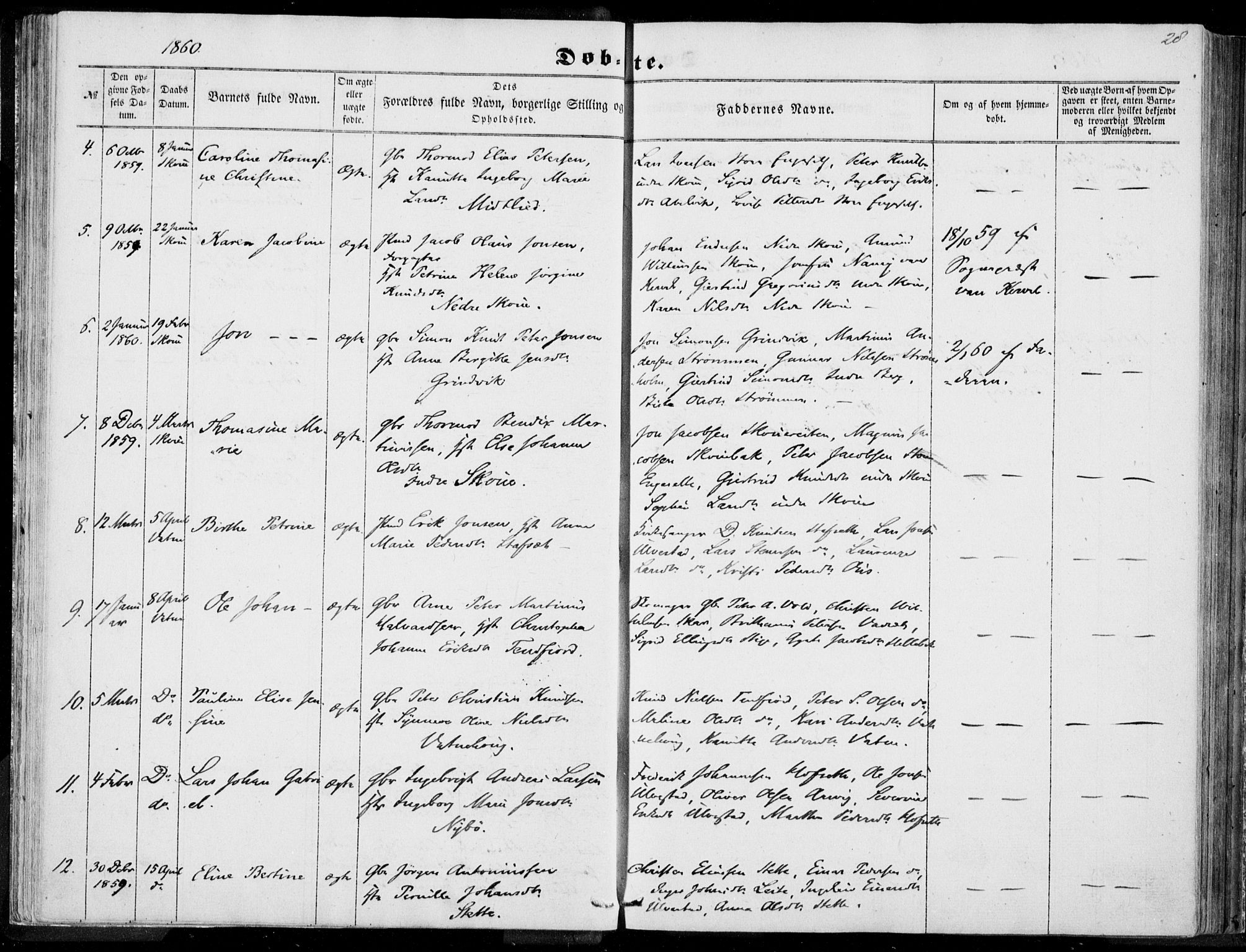 Ministerialprotokoller, klokkerbøker og fødselsregistre - Møre og Romsdal, AV/SAT-A-1454/524/L0354: Parish register (official) no. 524A06, 1857-1863, p. 28