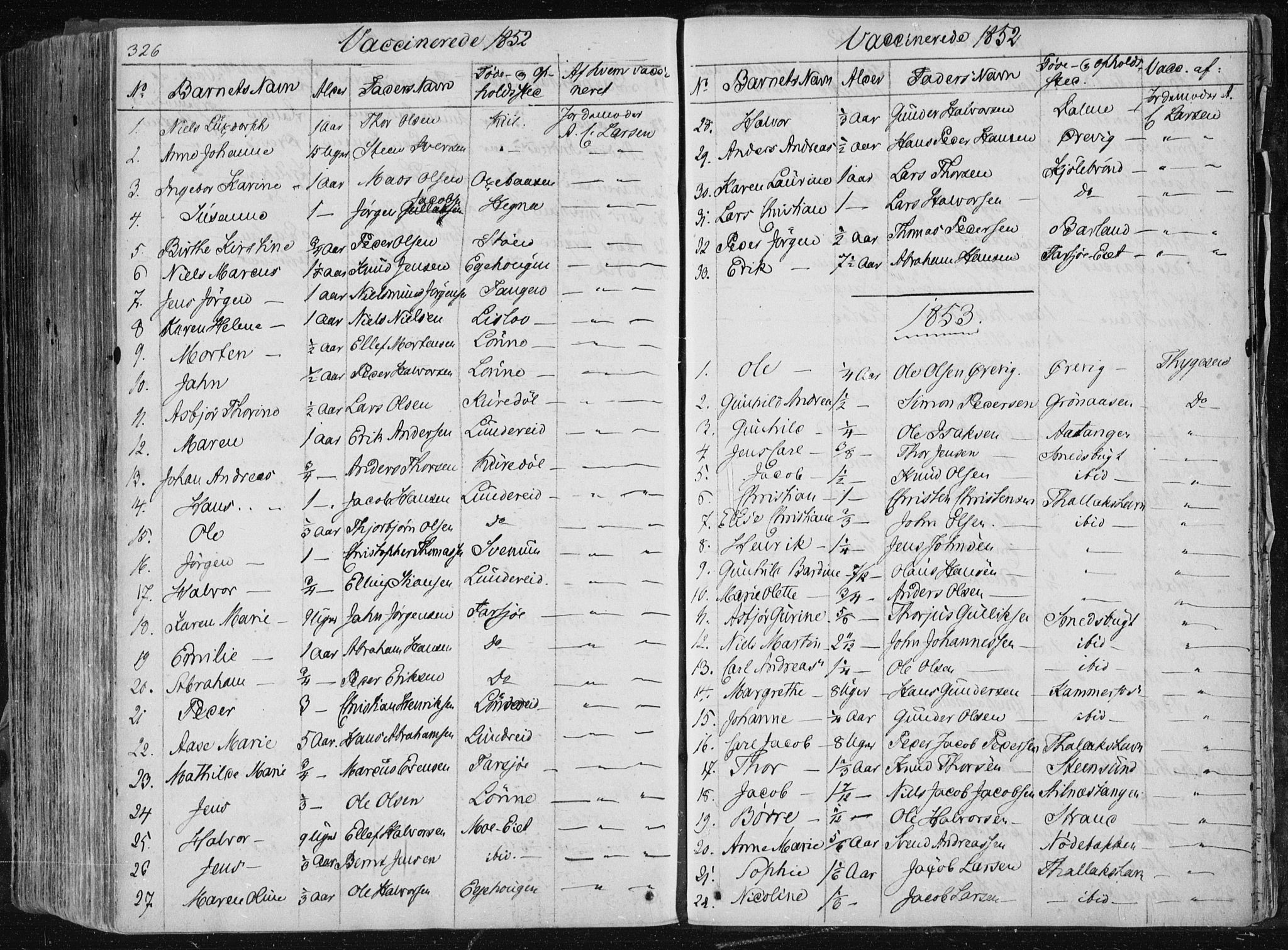 Sannidal kirkebøker, AV/SAKO-A-296/F/Fa/L0007: Parish register (official) no. 7, 1831-1854, p. 326