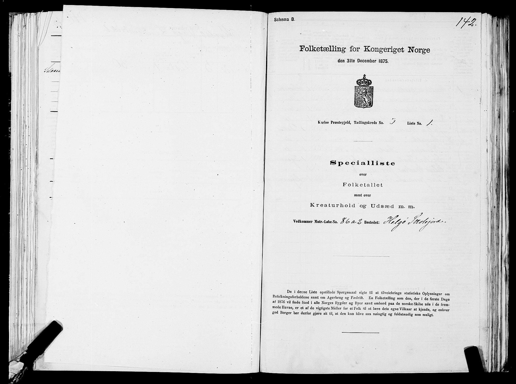 SATØ, 1875 census for 1936P Karlsøy, 1875, p. 2142
