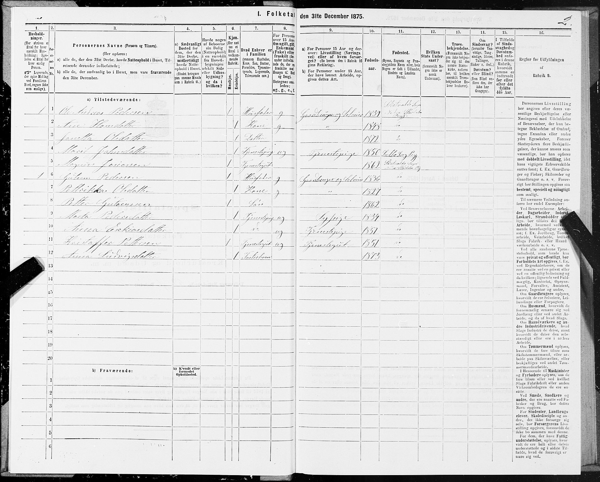 SAT, 1875 census for 1714P Nedre Stjørdal, 1875, p. 2002