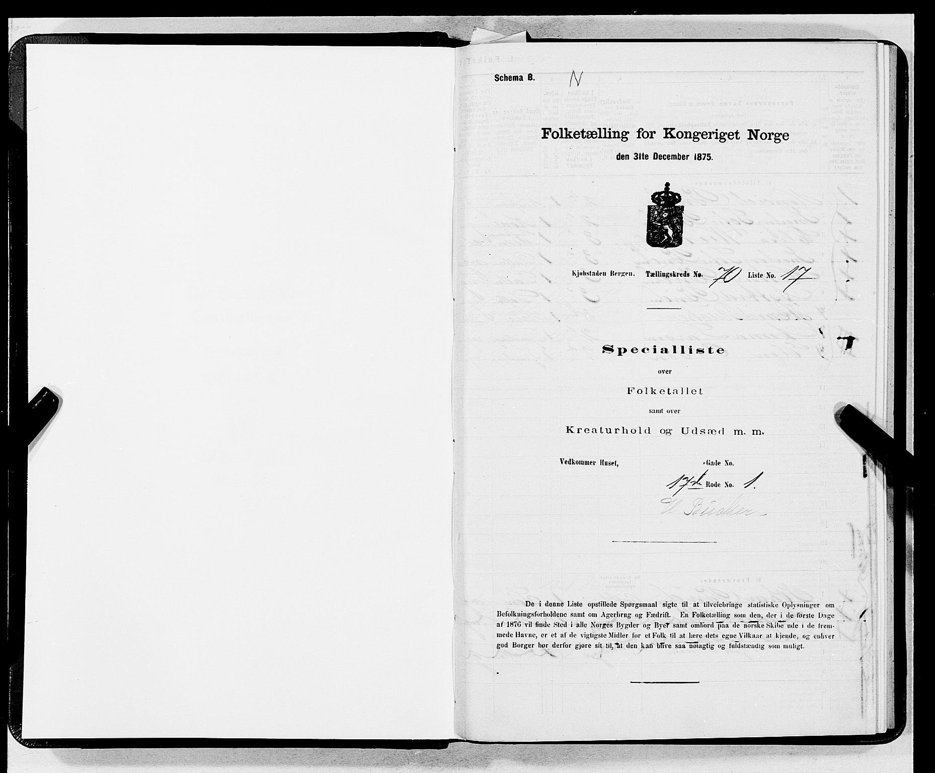 SAB, 1875 census for 1301 Bergen, 1875, p. 3748