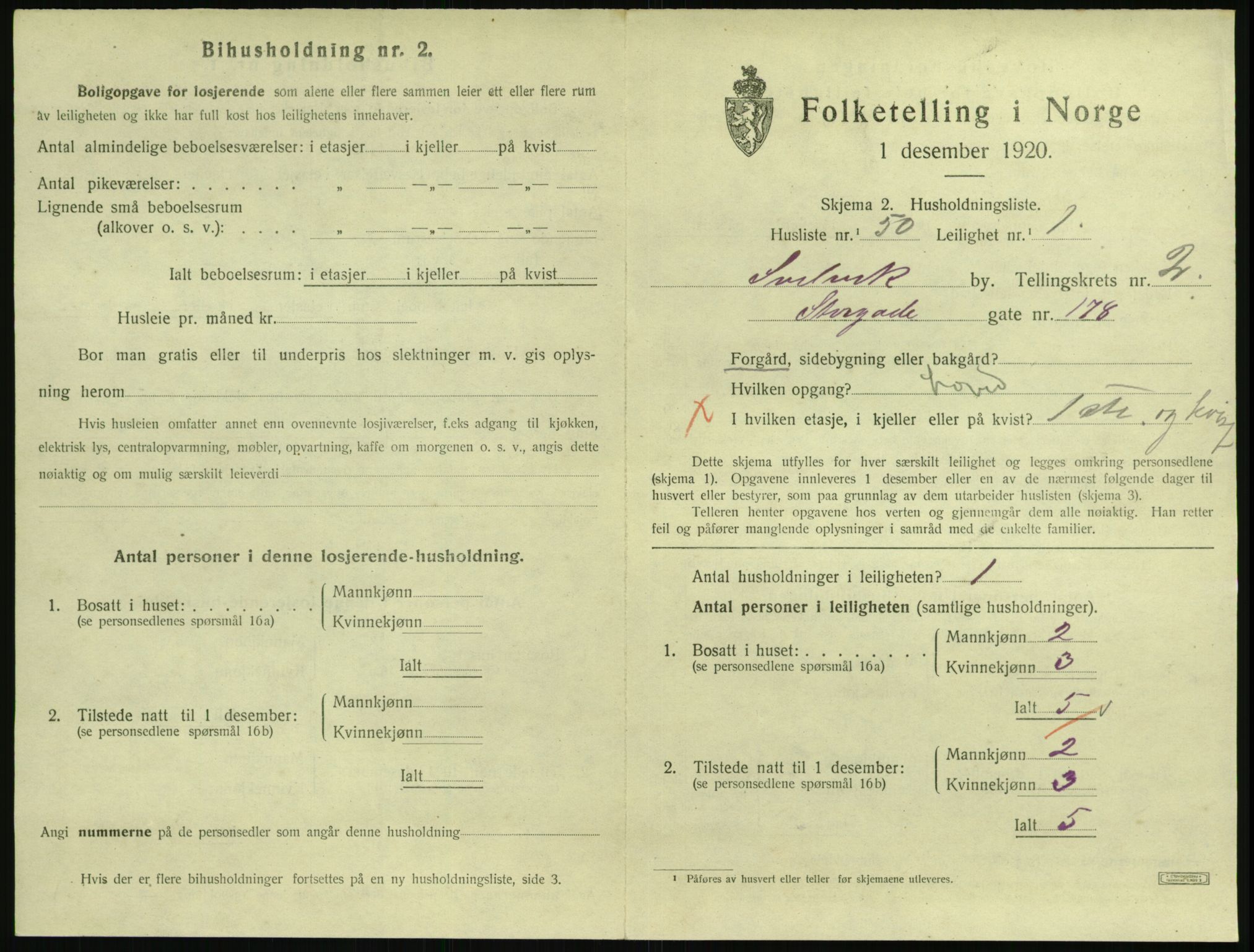 SAKO, 1920 census for Svelvik, 1920, p. 993