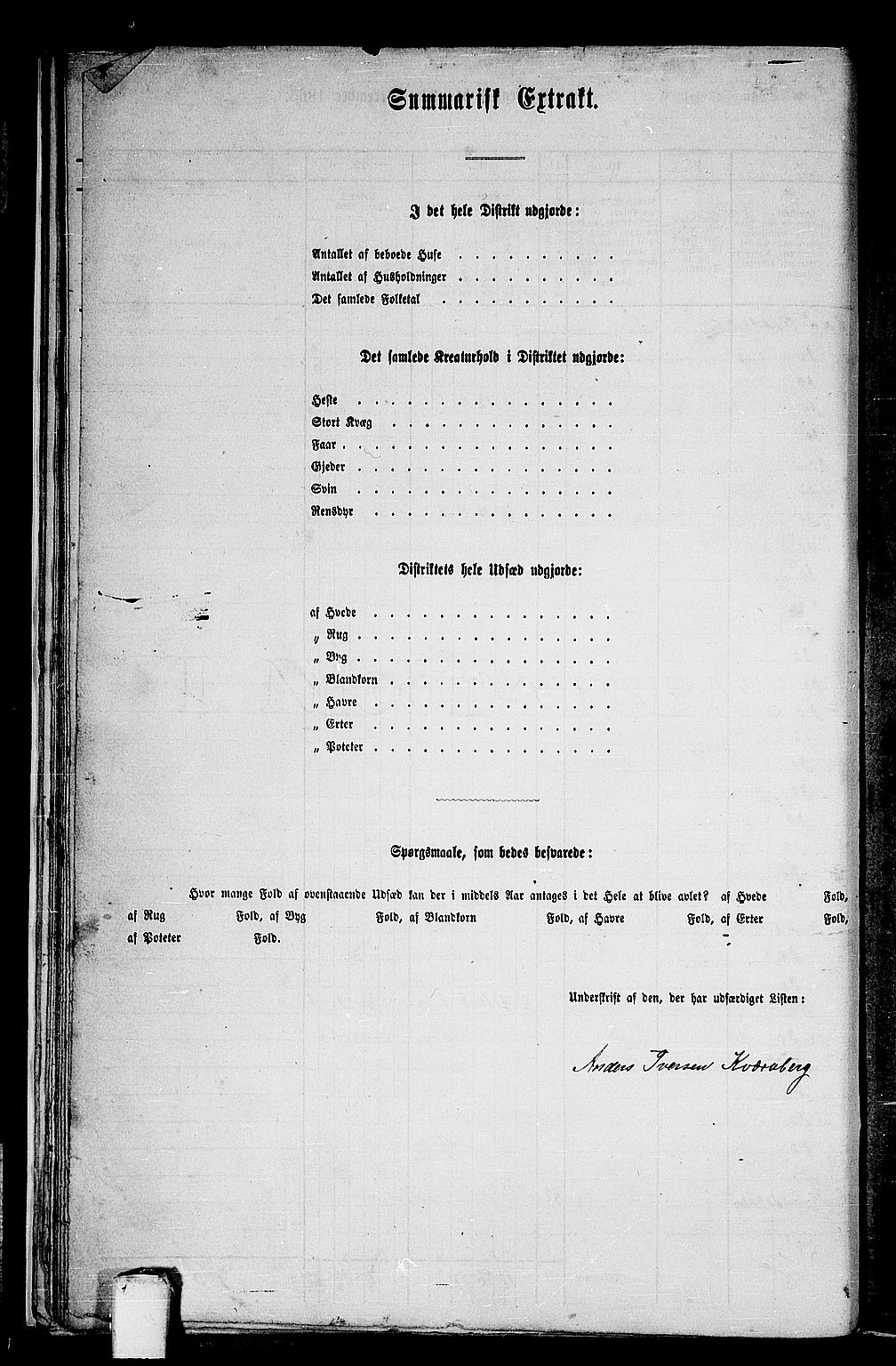 RA, 1865 census for Edøy, 1865, p. 22