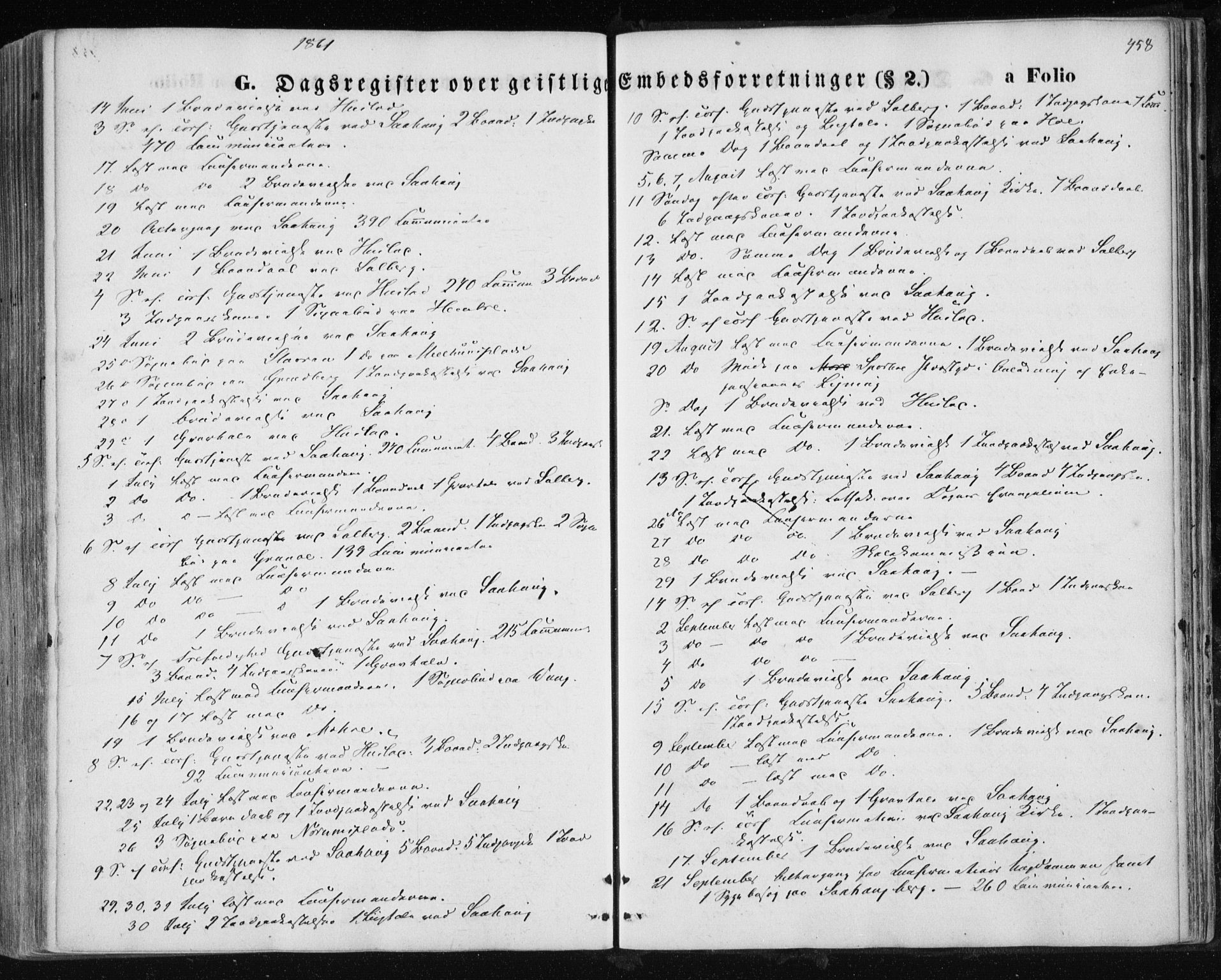 Ministerialprotokoller, klokkerbøker og fødselsregistre - Nord-Trøndelag, SAT/A-1458/730/L0283: Parish register (official) no. 730A08, 1855-1865, p. 458