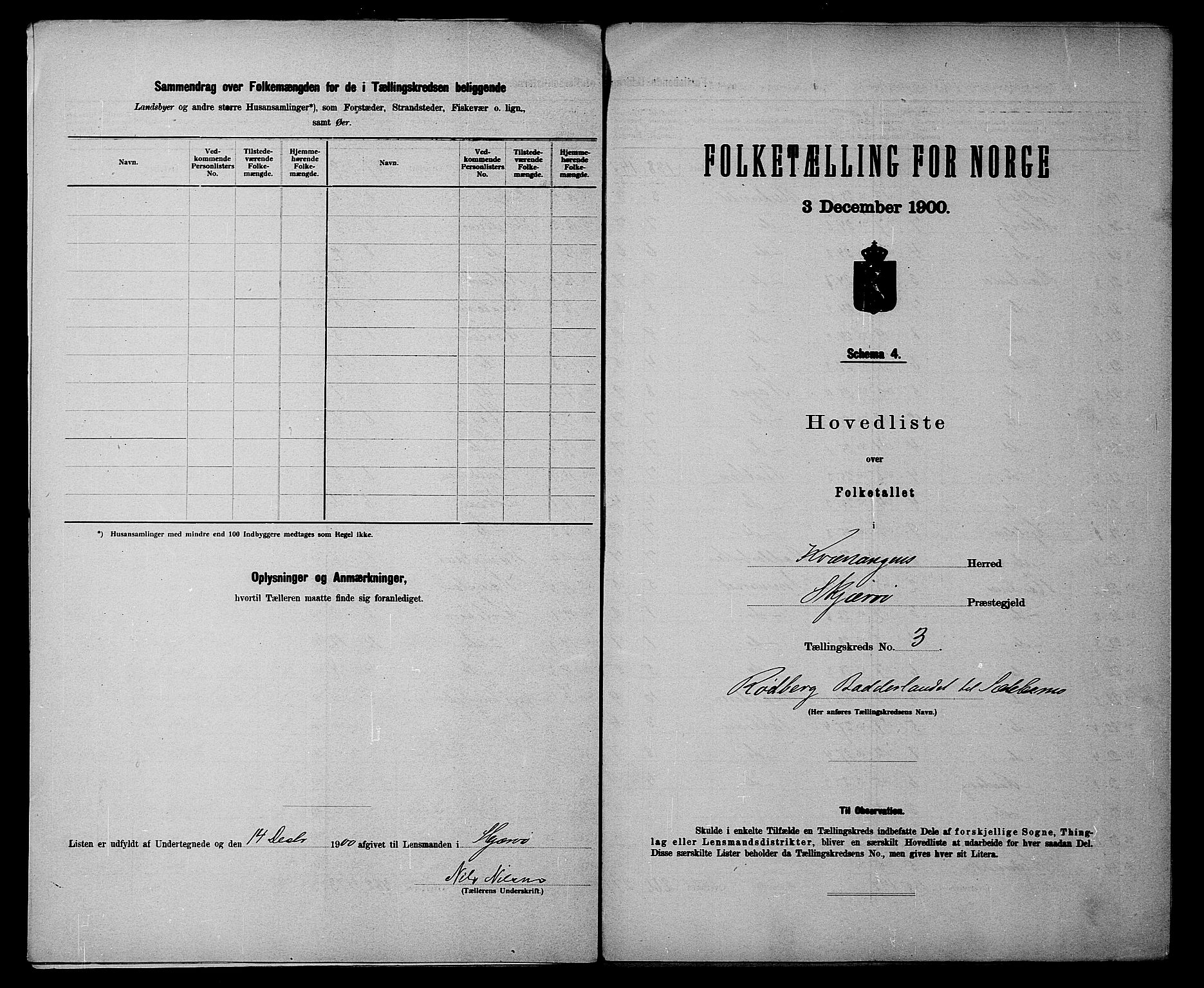 SATØ, 1900 census for Kvænangen, 1900, p. 8