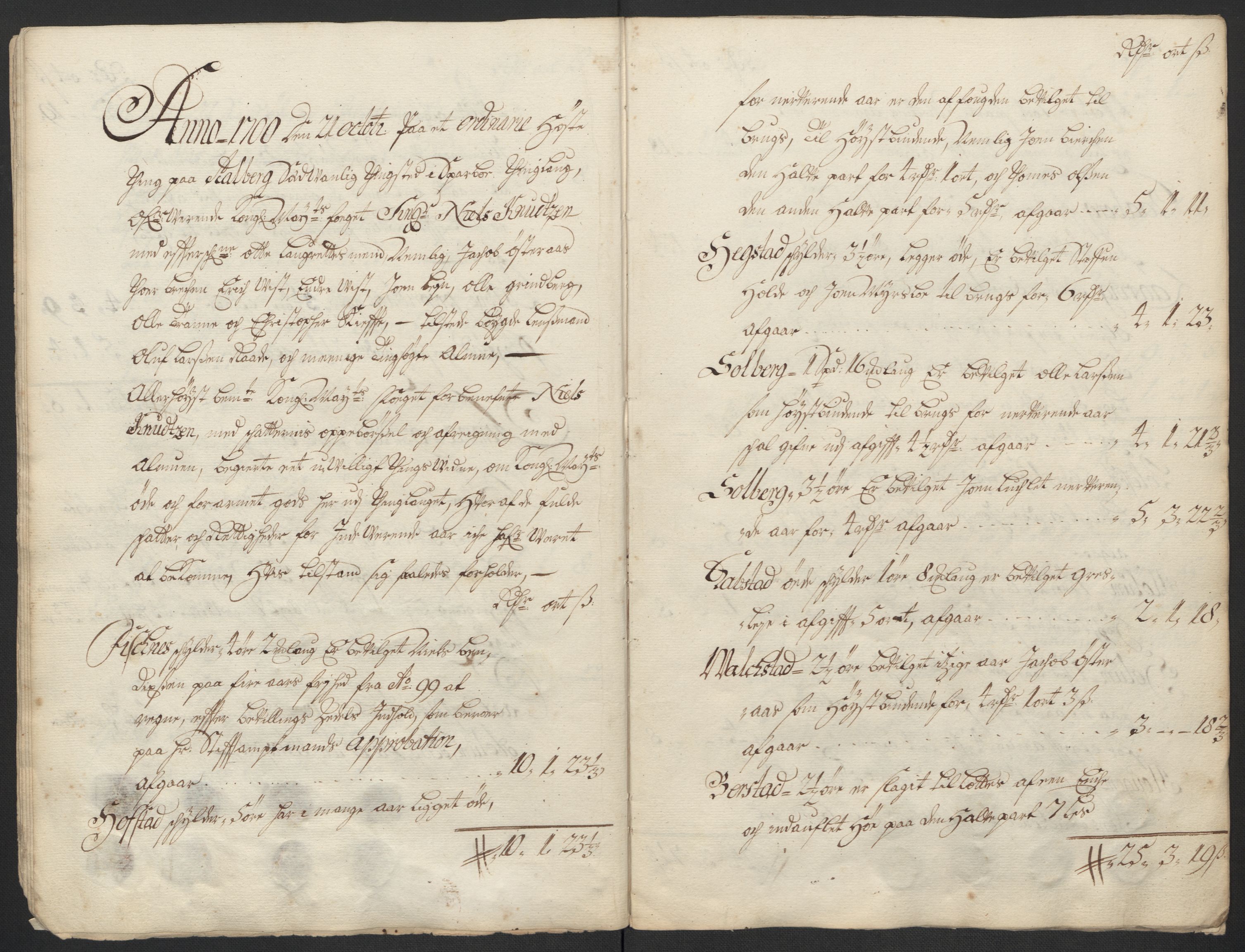Rentekammeret inntil 1814, Reviderte regnskaper, Fogderegnskap, RA/EA-4092/R63/L4311: Fogderegnskap Inderøy, 1700, p. 178