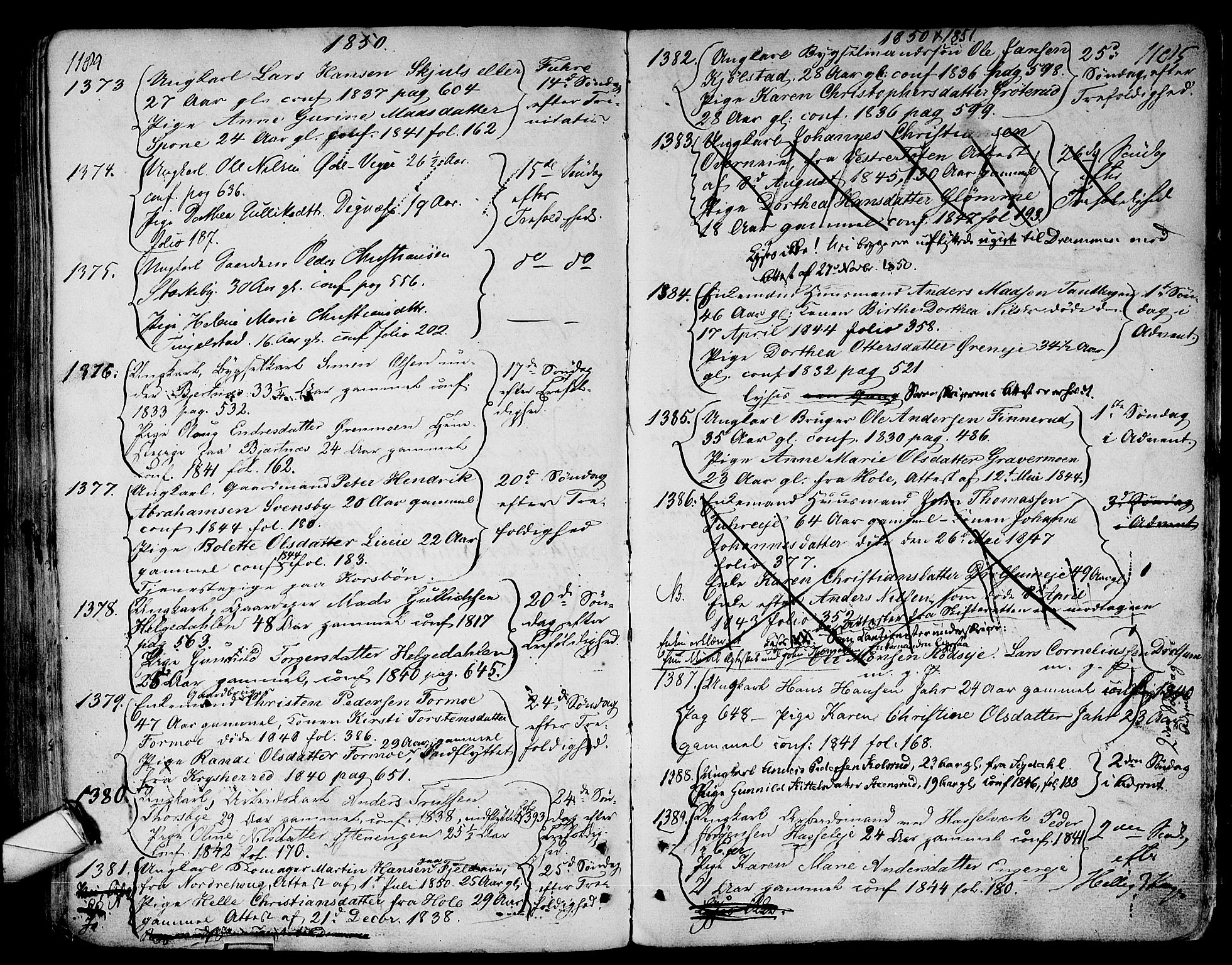 Modum kirkebøker, AV/SAKO-A-234/F/Fa/L0003: Parish register (official) no. 3, 1783-1819, p. 1184-1185