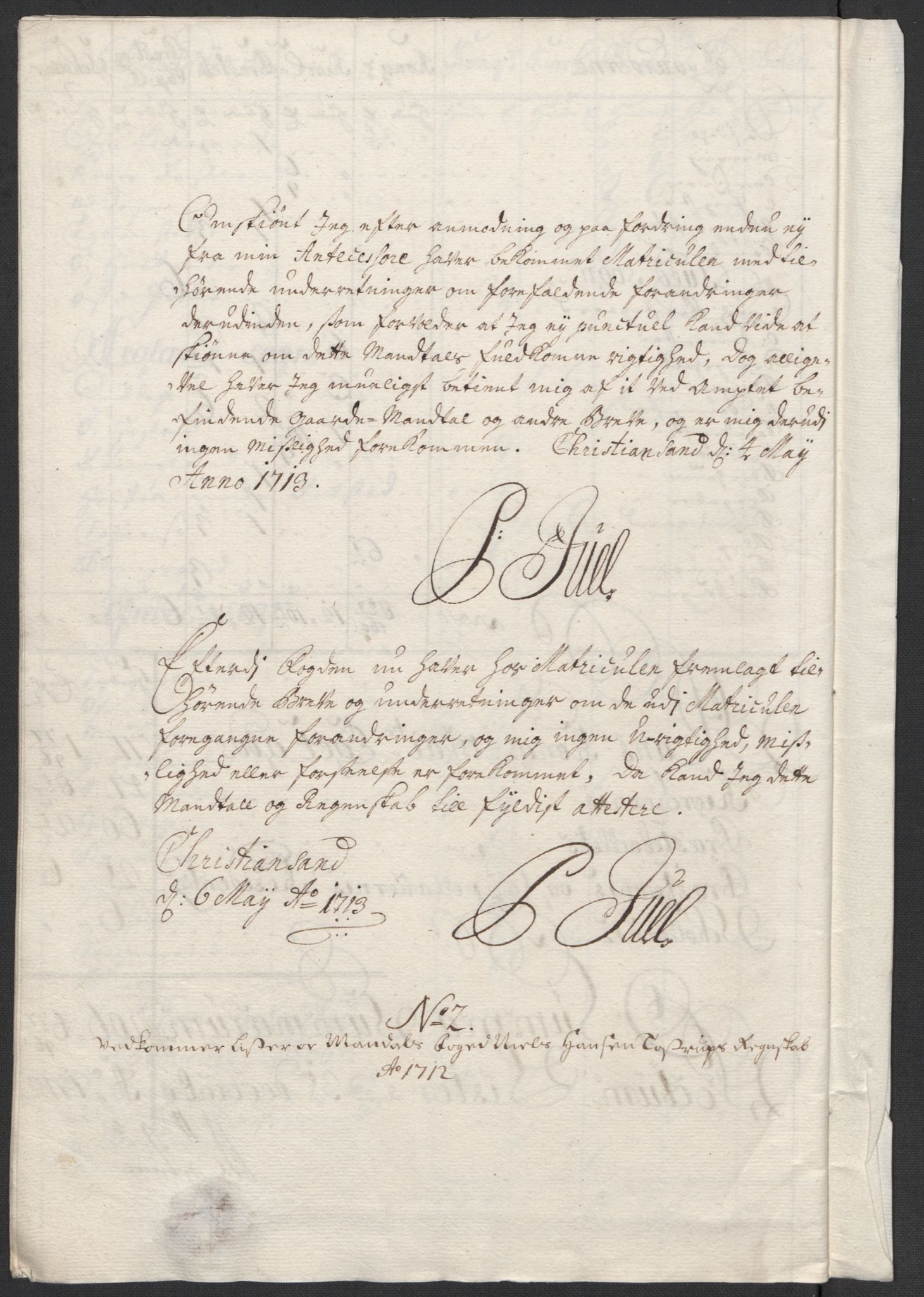 Rentekammeret inntil 1814, Reviderte regnskaper, Fogderegnskap, RA/EA-4092/R43/L2555: Fogderegnskap Lista og Mandal, 1712, p. 28