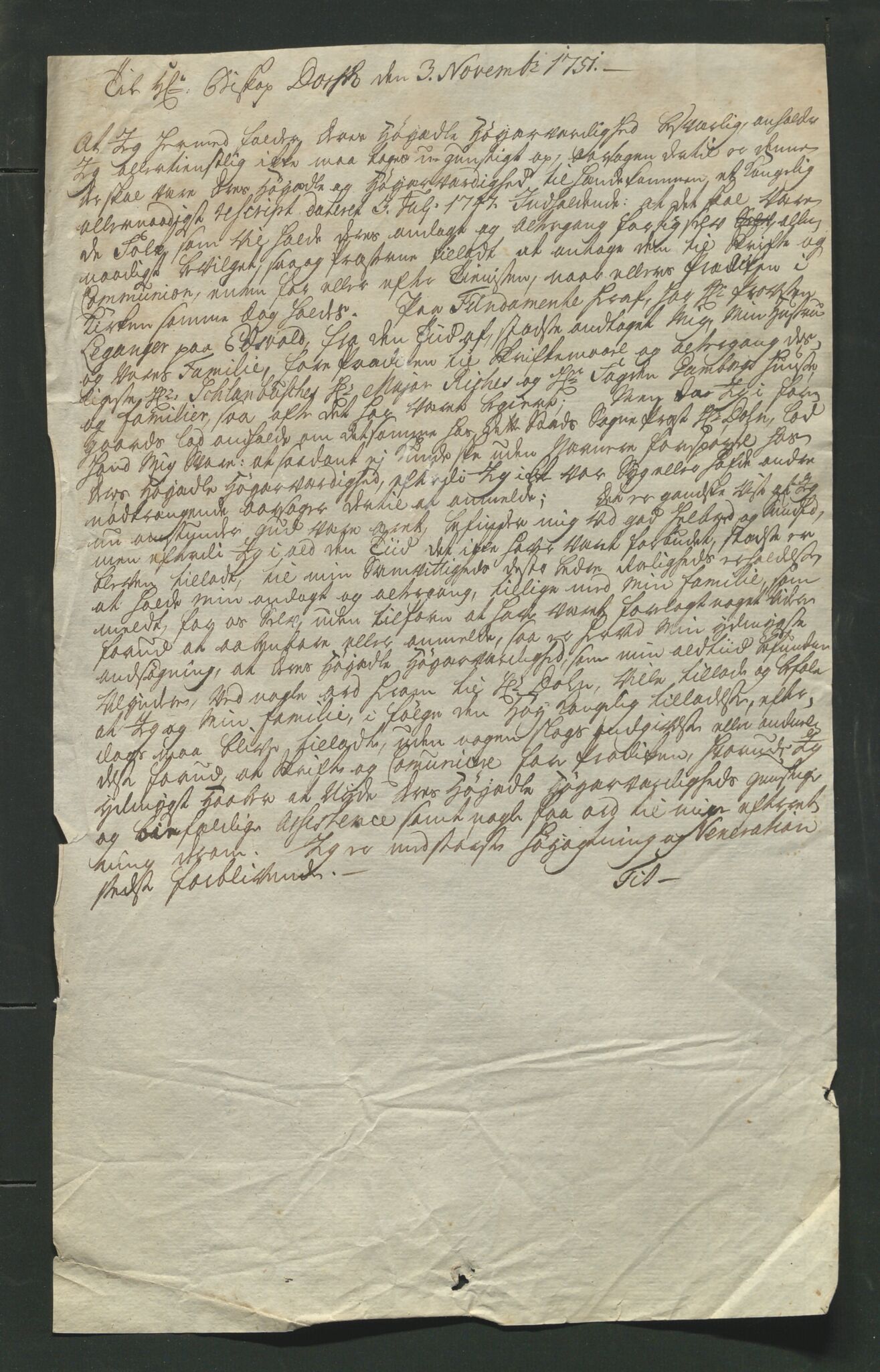 Åker i Vang, Hedmark, og familien Todderud, AV/SAH-ARK-010/J/Jc/L0001: Korrespondanse, 1706-1752, p. 364