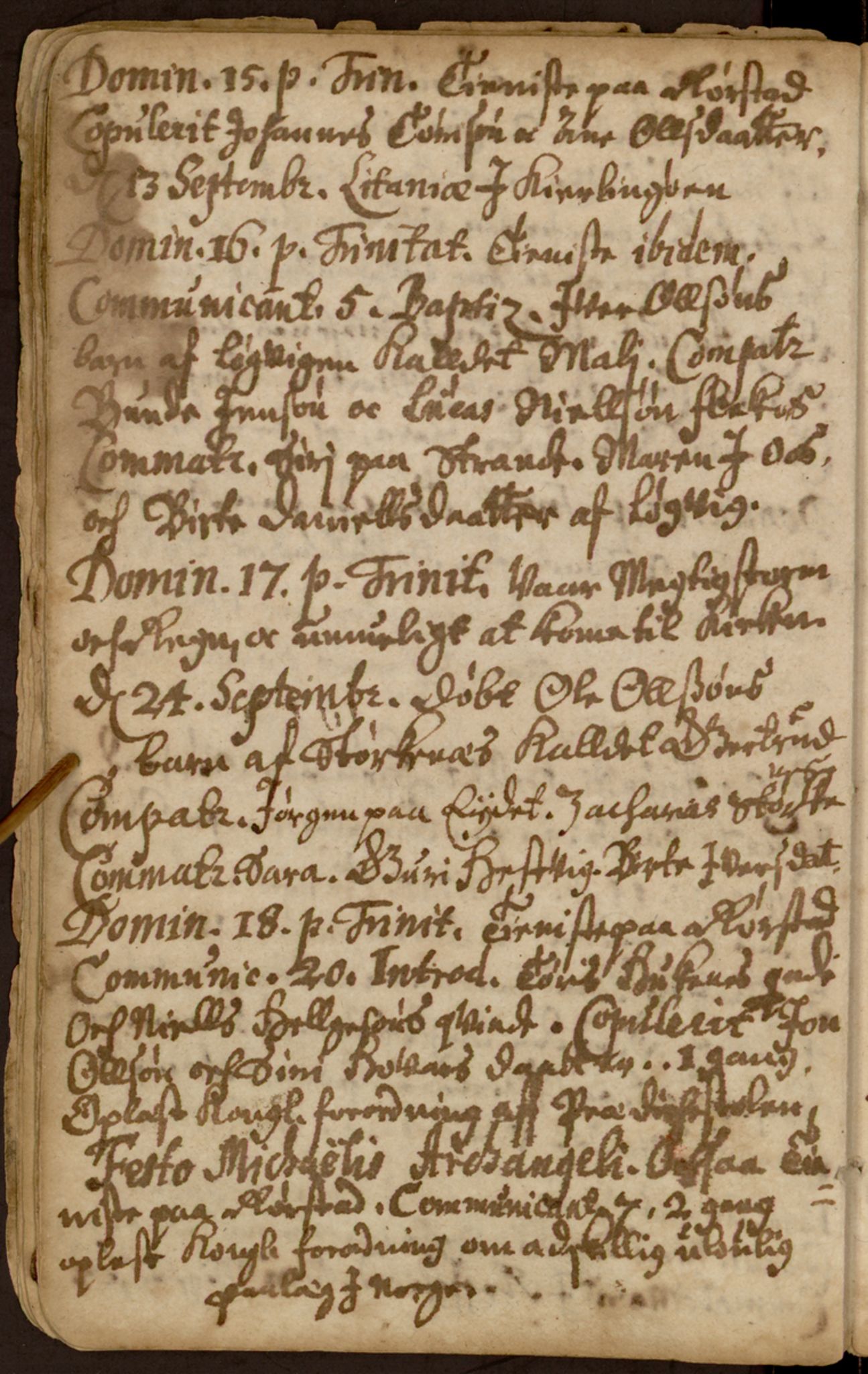 Spesialsamlingene, NTNU/SPESIALSAMLINGENE/M/XA-Oct-90: Other parish register no. XA Oct. 90, 1683-1685