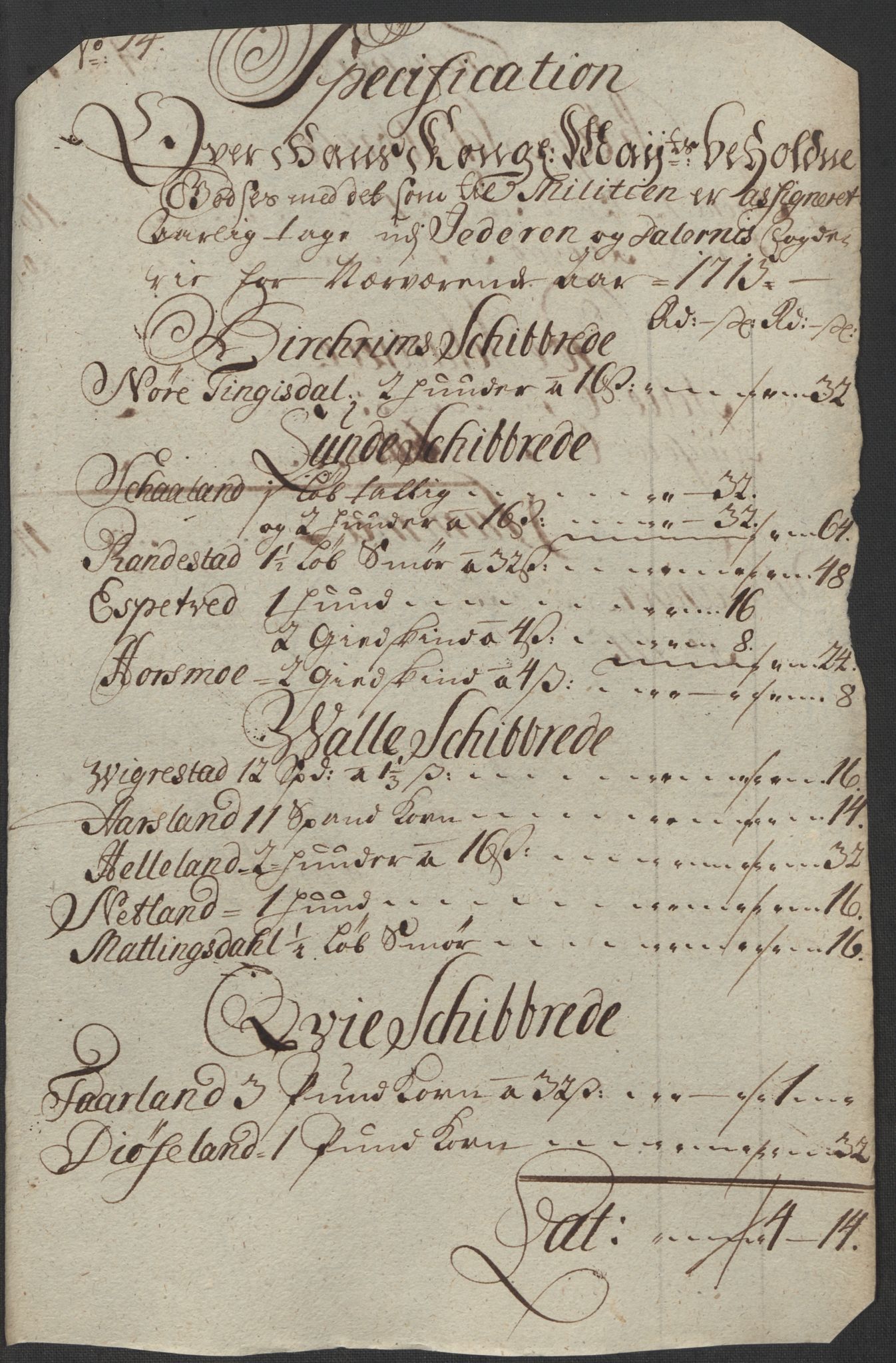 Rentekammeret inntil 1814, Reviderte regnskaper, Fogderegnskap, RA/EA-4092/R46/L2740: Fogderegnskap Jæren og Dalane, 1715-1716, p. 127