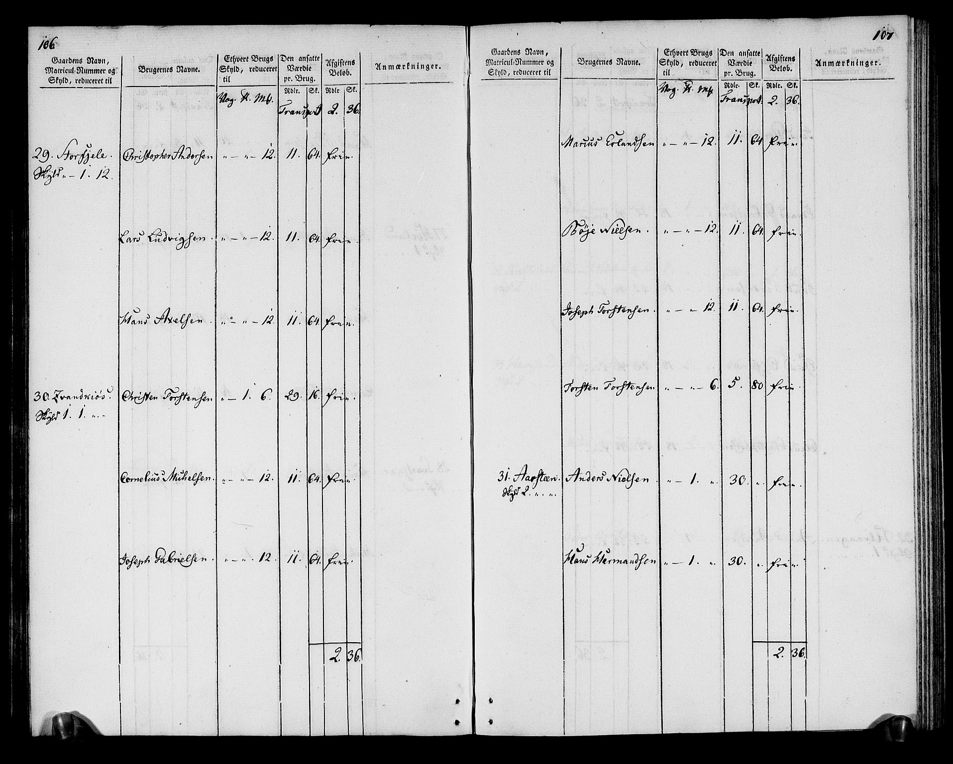 Rentekammeret inntil 1814, Realistisk ordnet avdeling, AV/RA-EA-4070/N/Ne/Nea/L0164: Vesterålen, Andenes og Lofoten fogderi. Oppebørselsregister, 1803, p. 56