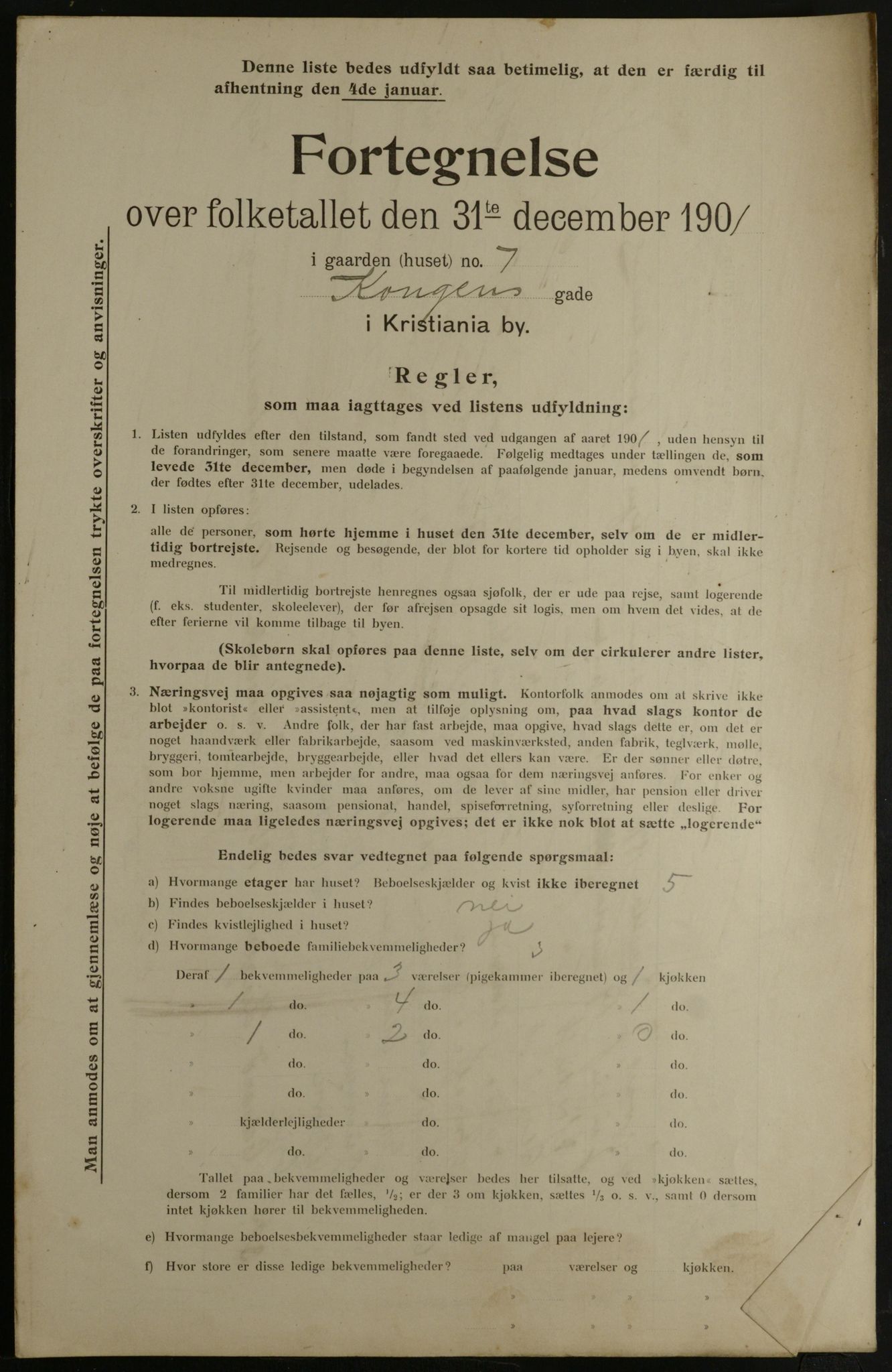OBA, Municipal Census 1901 for Kristiania, 1901, p. 8157