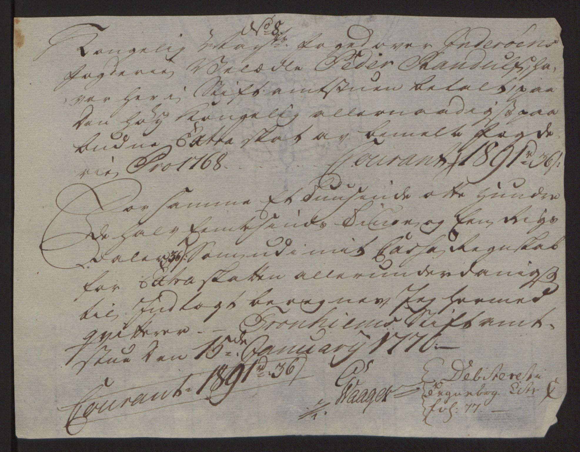 Rentekammeret inntil 1814, Reviderte regnskaper, Fogderegnskap, AV/RA-EA-4092/R63/L4420: Ekstraskatten Inderøy, 1762-1772, p. 265