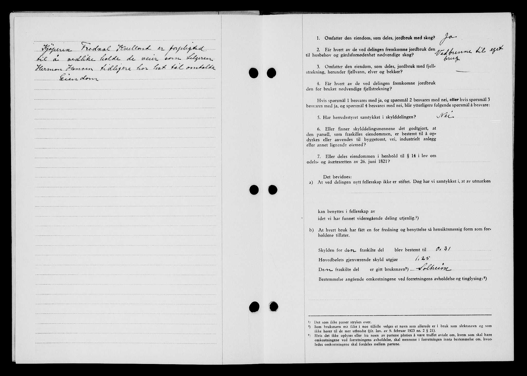 Flekkefjord sorenskriveri, SAK/1221-0001/G/Gb/Gba/L0060: Mortgage book no. A-8, 1945-1946, Diary no: : 199/1946