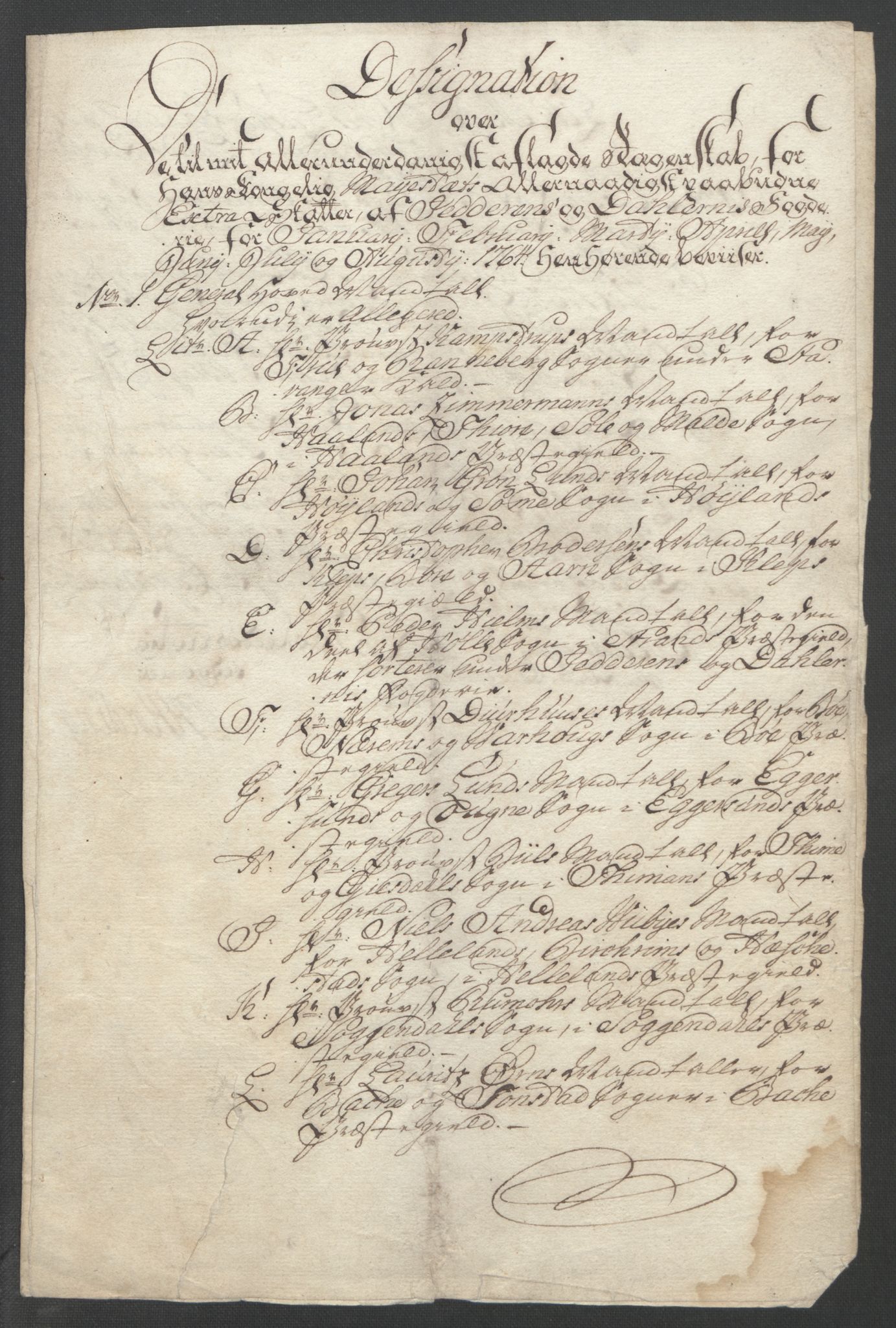 Rentekammeret inntil 1814, Reviderte regnskaper, Fogderegnskap, AV/RA-EA-4092/R46/L2835: Ekstraskatten Jæren og Dalane, 1762-1764, p. 150