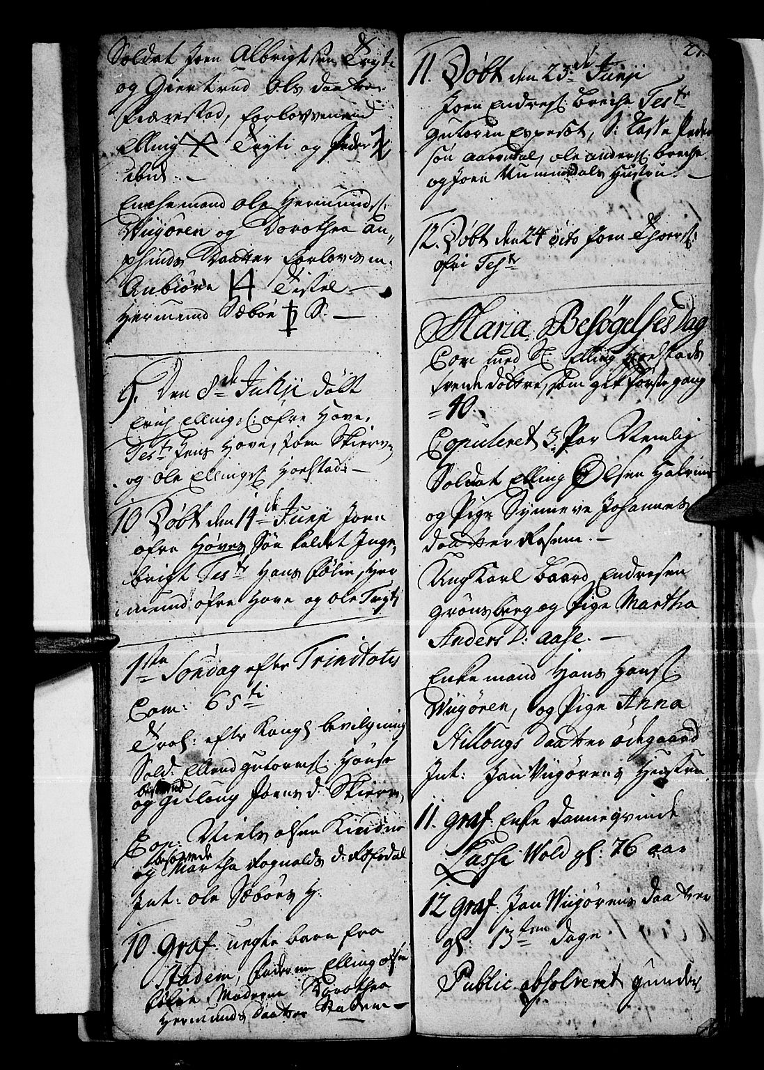 Vik sokneprestembete, SAB/A-81501: Parish register (official) no. A 1 /1, 1727-1740, p. 27