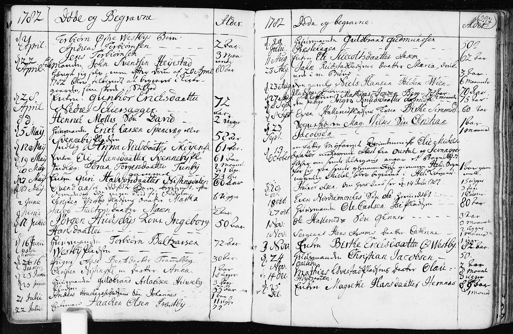 Spydeberg prestekontor Kirkebøker, AV/SAO-A-10924/F/Fa/L0003: Parish register (official) no. I 3, 1778-1814, p. 297