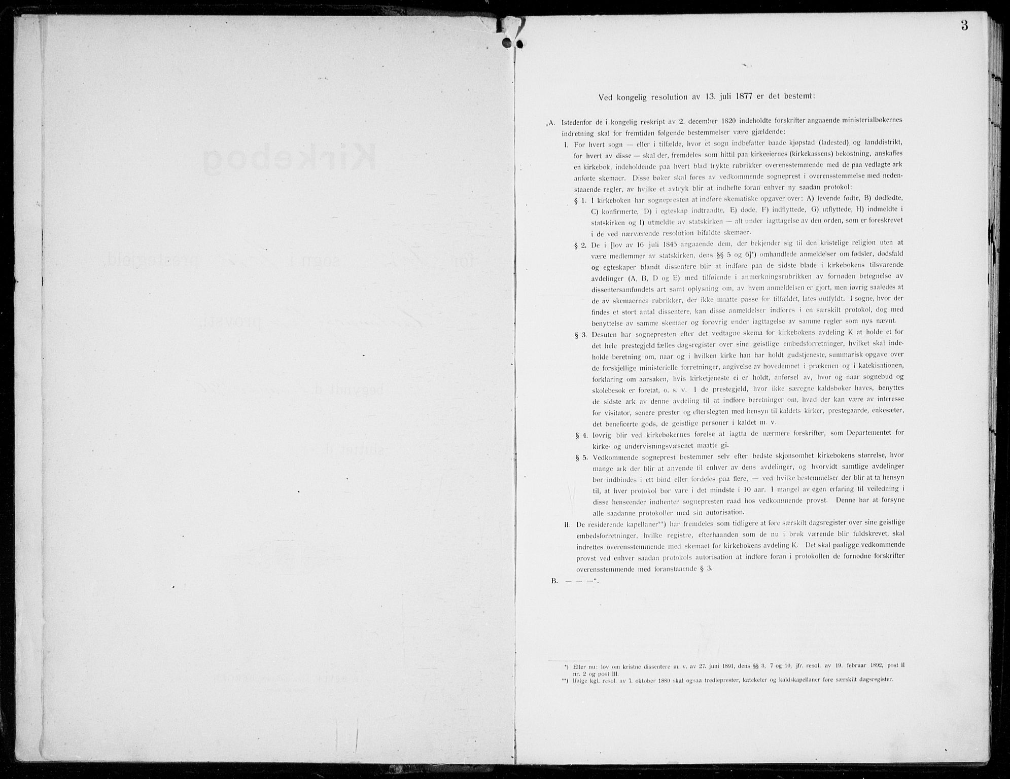 Voss sokneprestembete, SAB/A-79001/H/Haa: Parish register (official) no. D  2, 1910-1932, p. 3