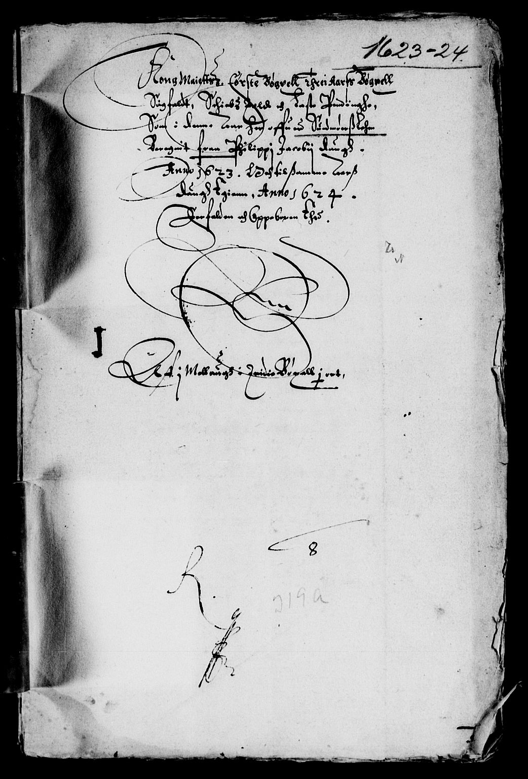 Rentekammeret inntil 1814, Reviderte regnskaper, Lensregnskaper, AV/RA-EA-5023/R/Rb/Rbt/L0036: Bergenhus len, 1623-1624