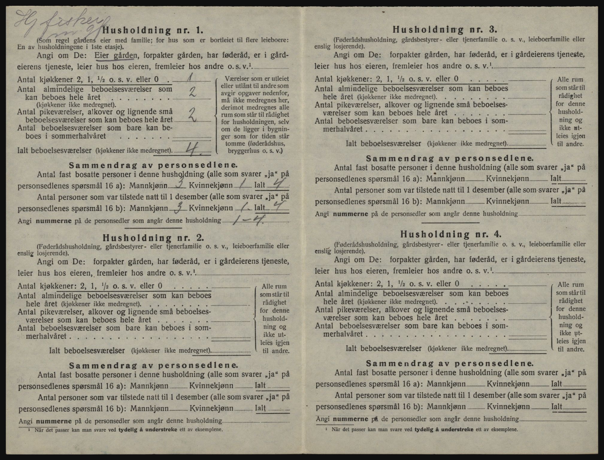 SATØ, 1920 census for Berlevåg, 1920, p. 412