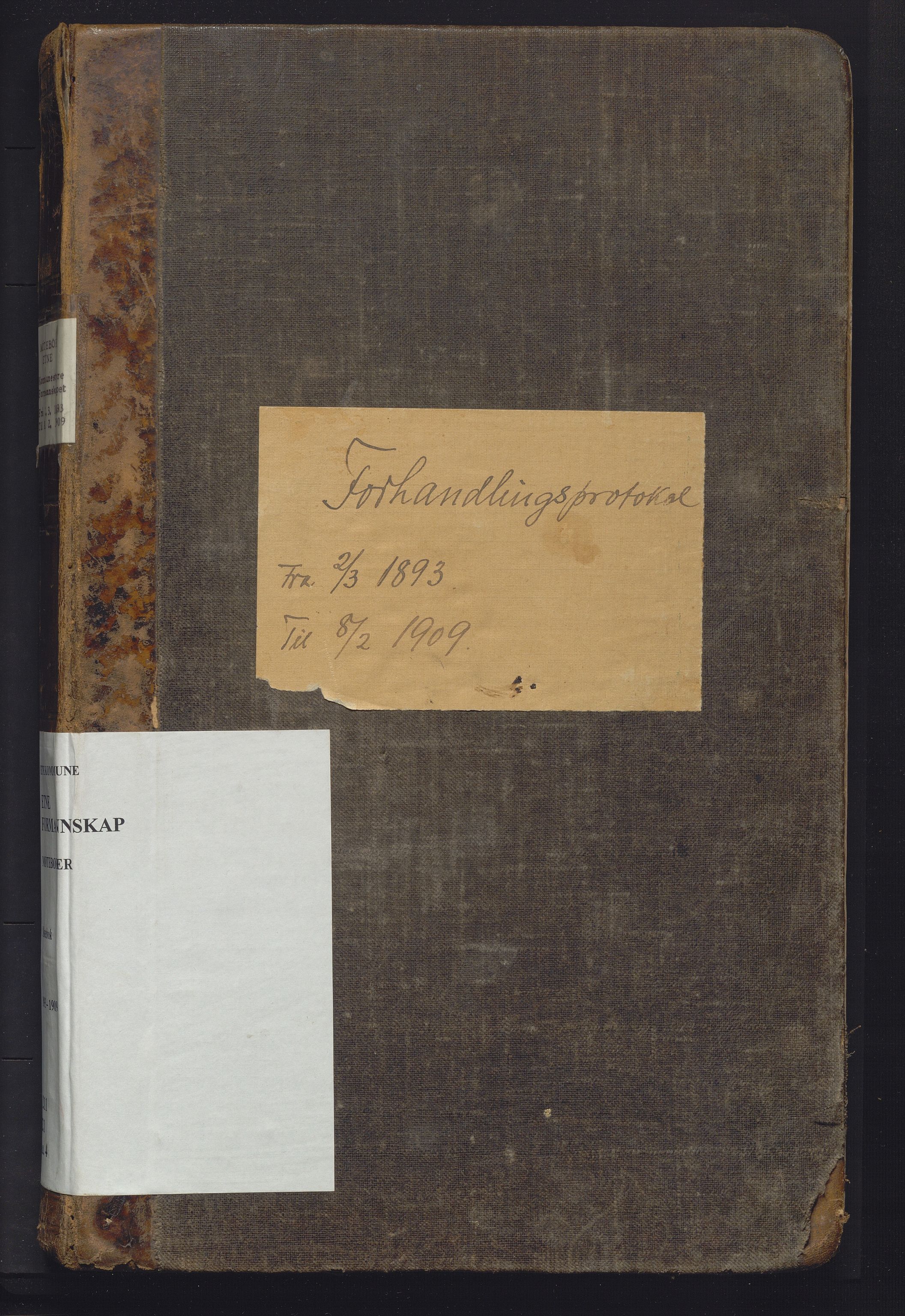 Etne kommune. Formannskapet, IKAH/1211-021/A/Aa/L0004: Møtebok for formannskap og heradsstyre, 1893-1909