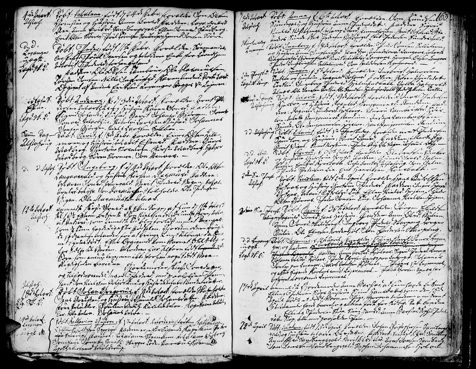 Ministerialprotokoller, klokkerbøker og fødselsregistre - Nord-Trøndelag, SAT/A-1458/717/L0142: Parish register (official) no. 717A02 /1, 1783-1809, p. 163