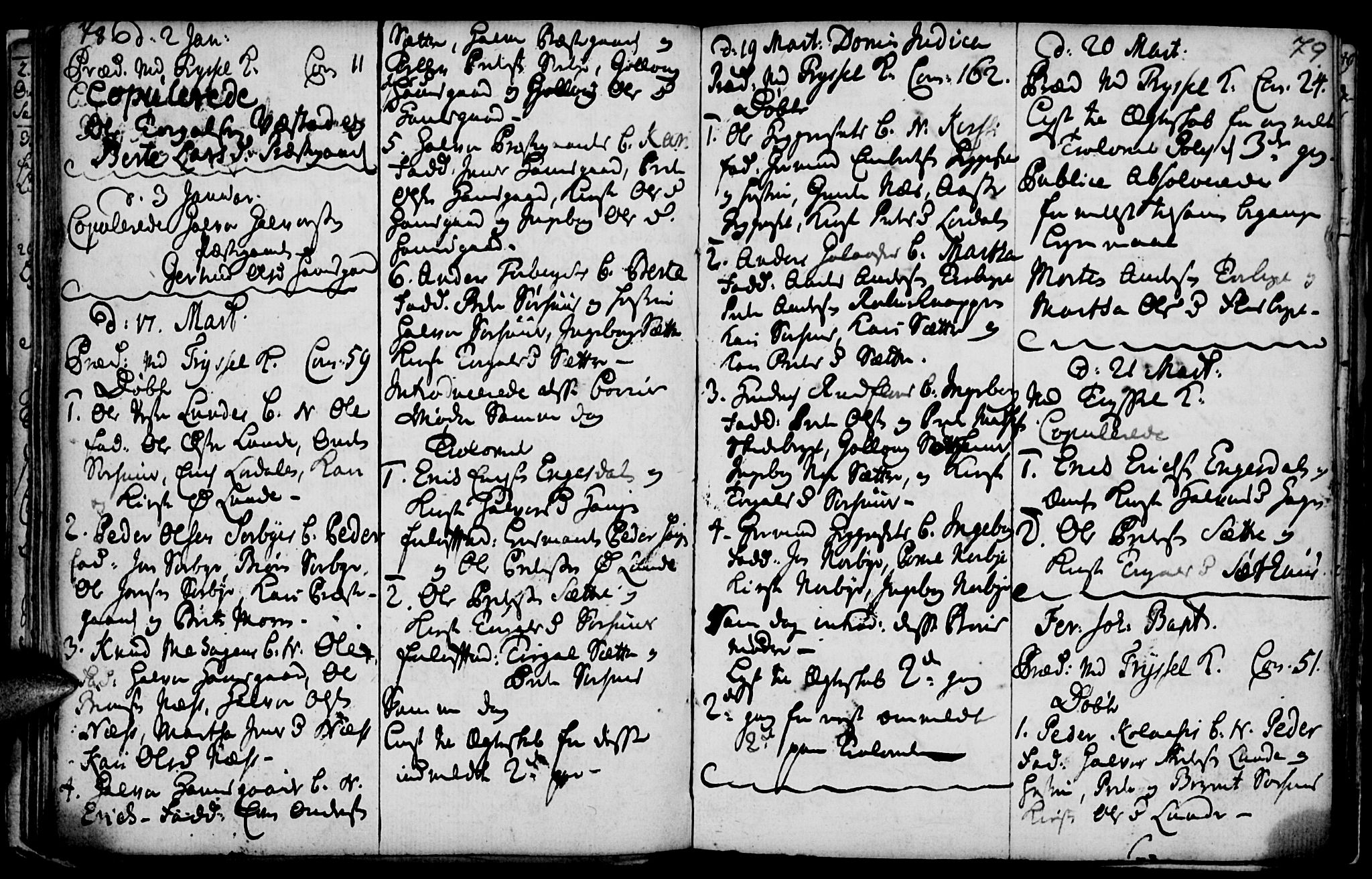 Elverum prestekontor, AV/SAH-PREST-044/H/Ha/Haa/L0001: Parish register (official) no. 1, 1730-1760, p. 78-79